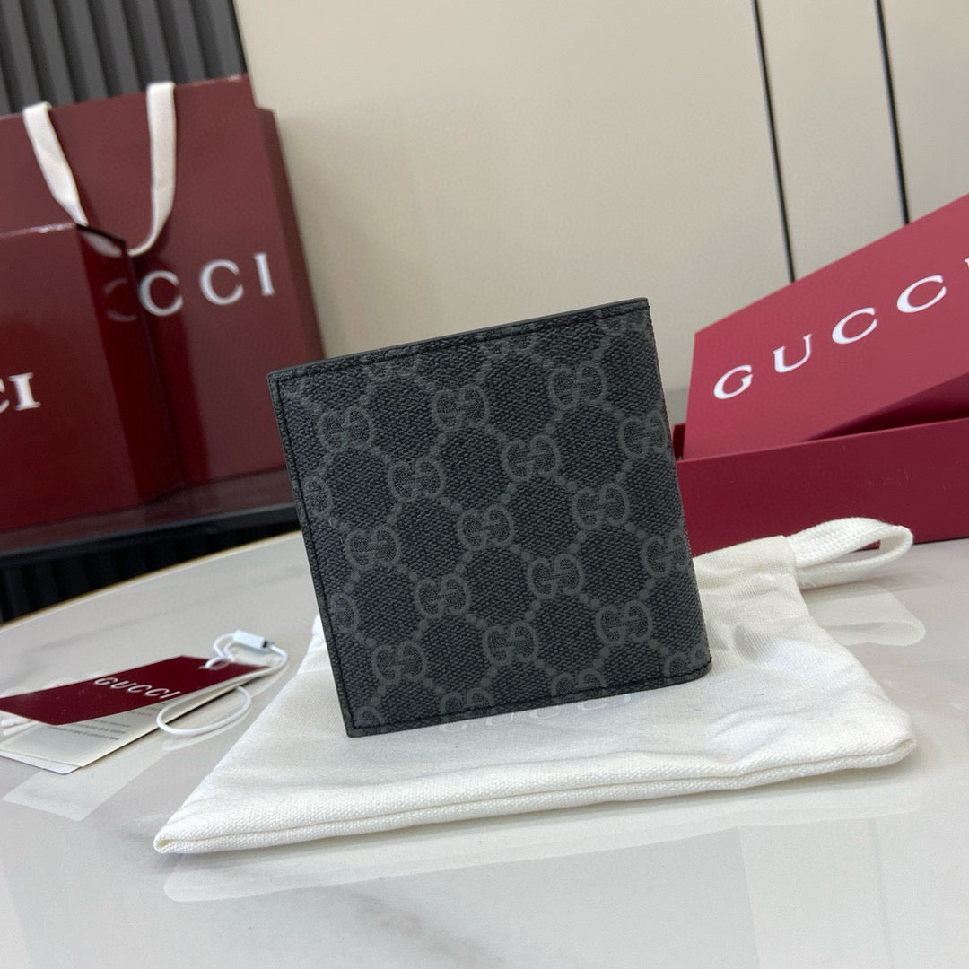 Gucci Gg Emblem Bi-Fold Wallet