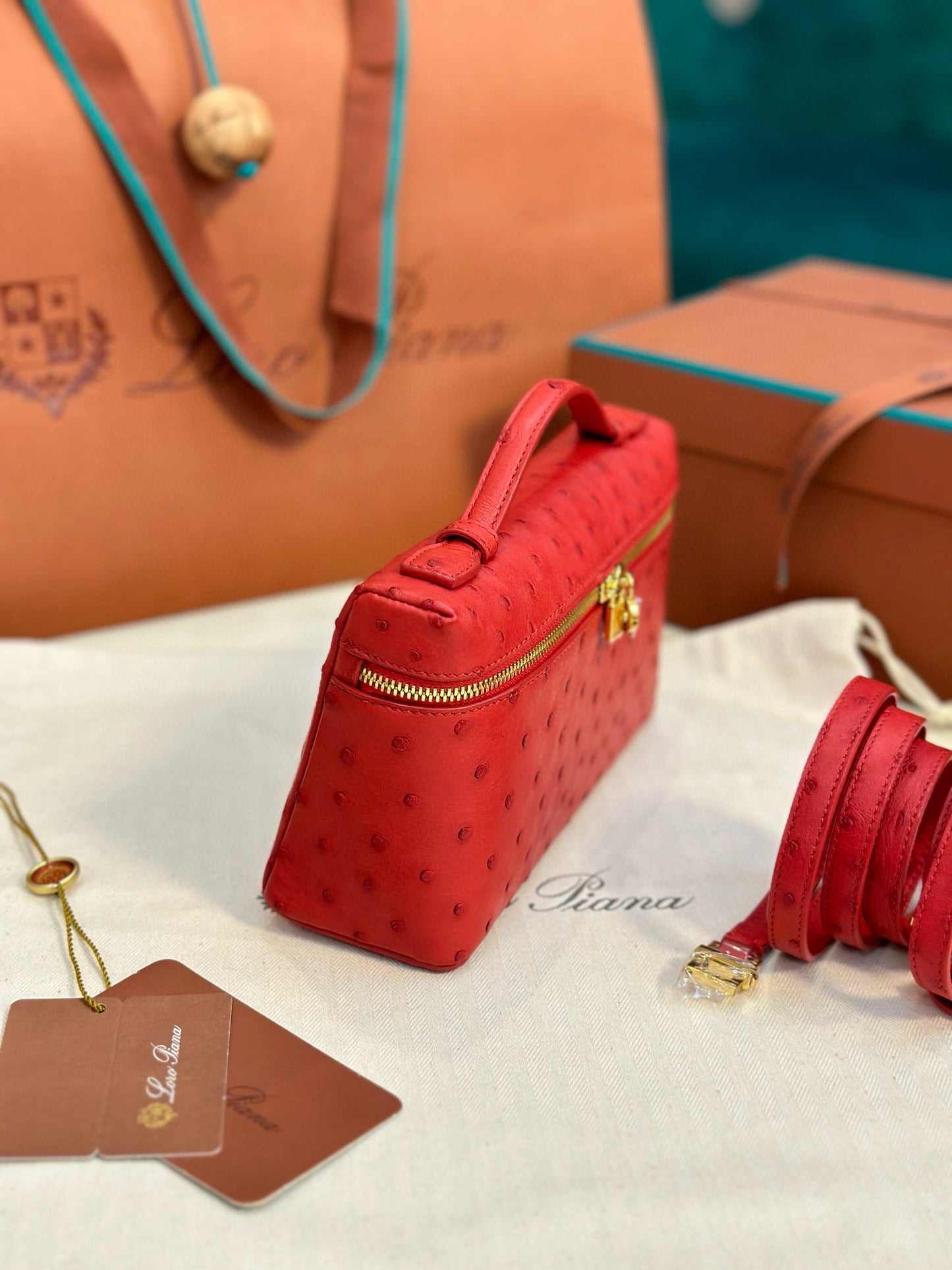 Loro Piana Extra Pocket L19 Ostrich