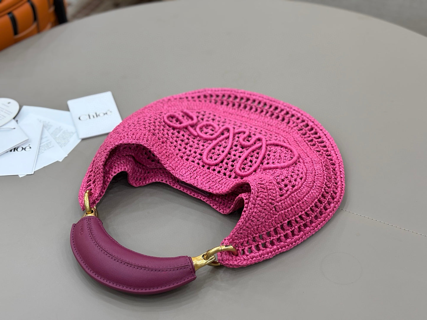 Chloe Summer Banana Hobo Bag