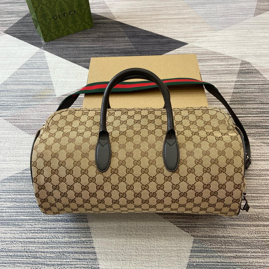 Gucci Gg Canvas Small Duffle Bag