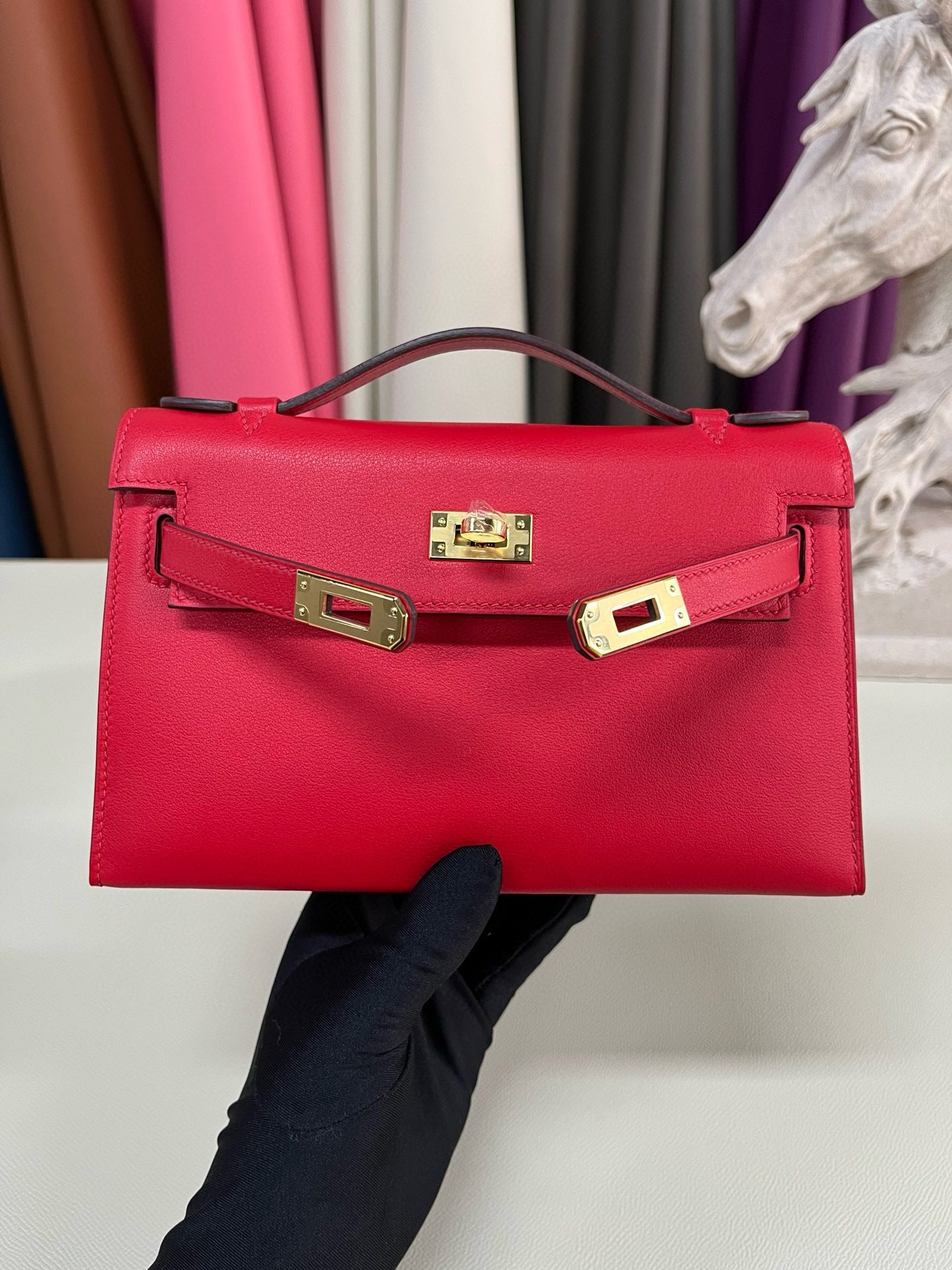 Hermes Kelly Pochette Swift