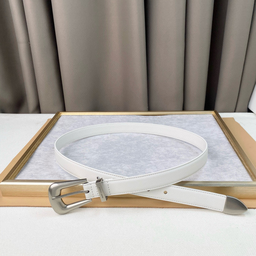 Yves Saint Laurent Folk Buckle Belt