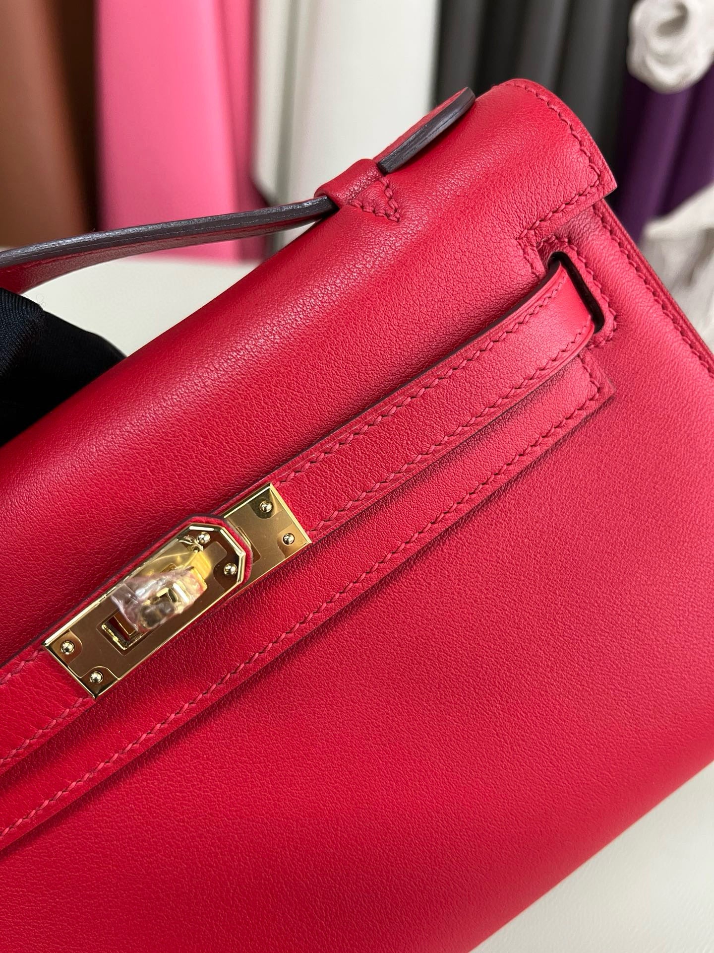 Hermes Kelly Pochette Swift