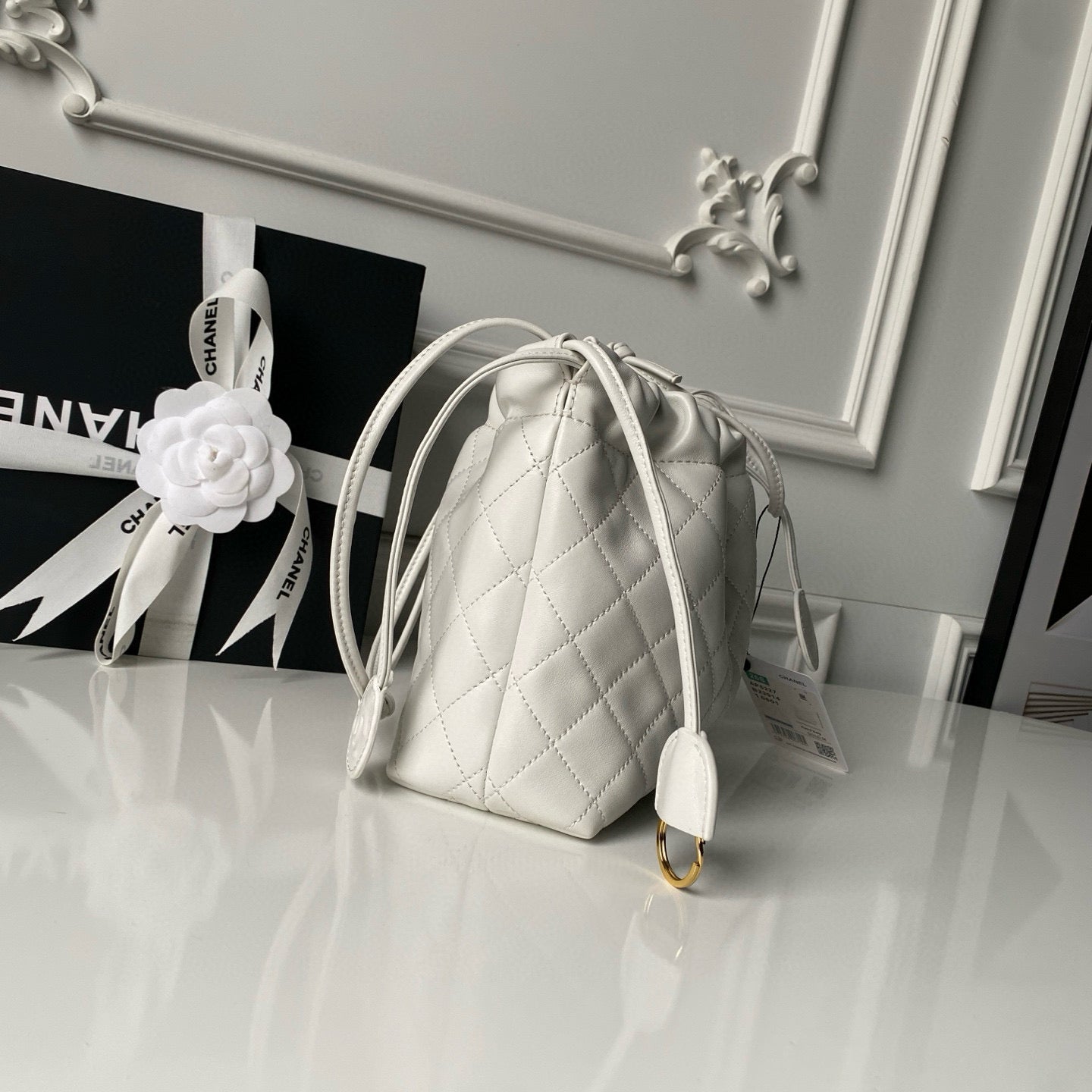 Clutch With Leather Strap
