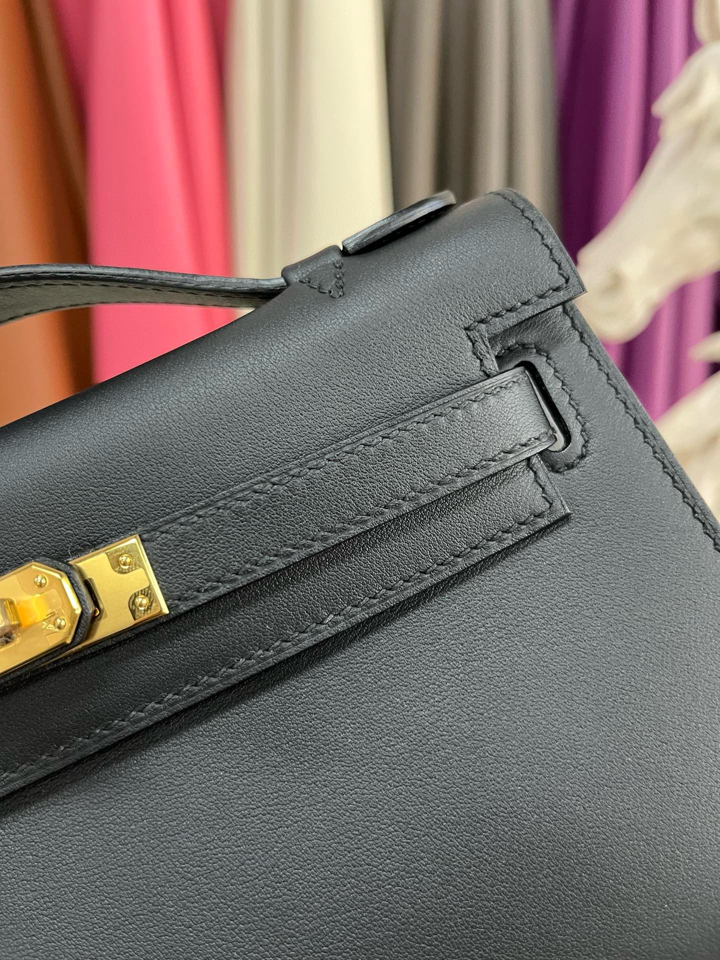 Hermes Kelly Pochette Swift