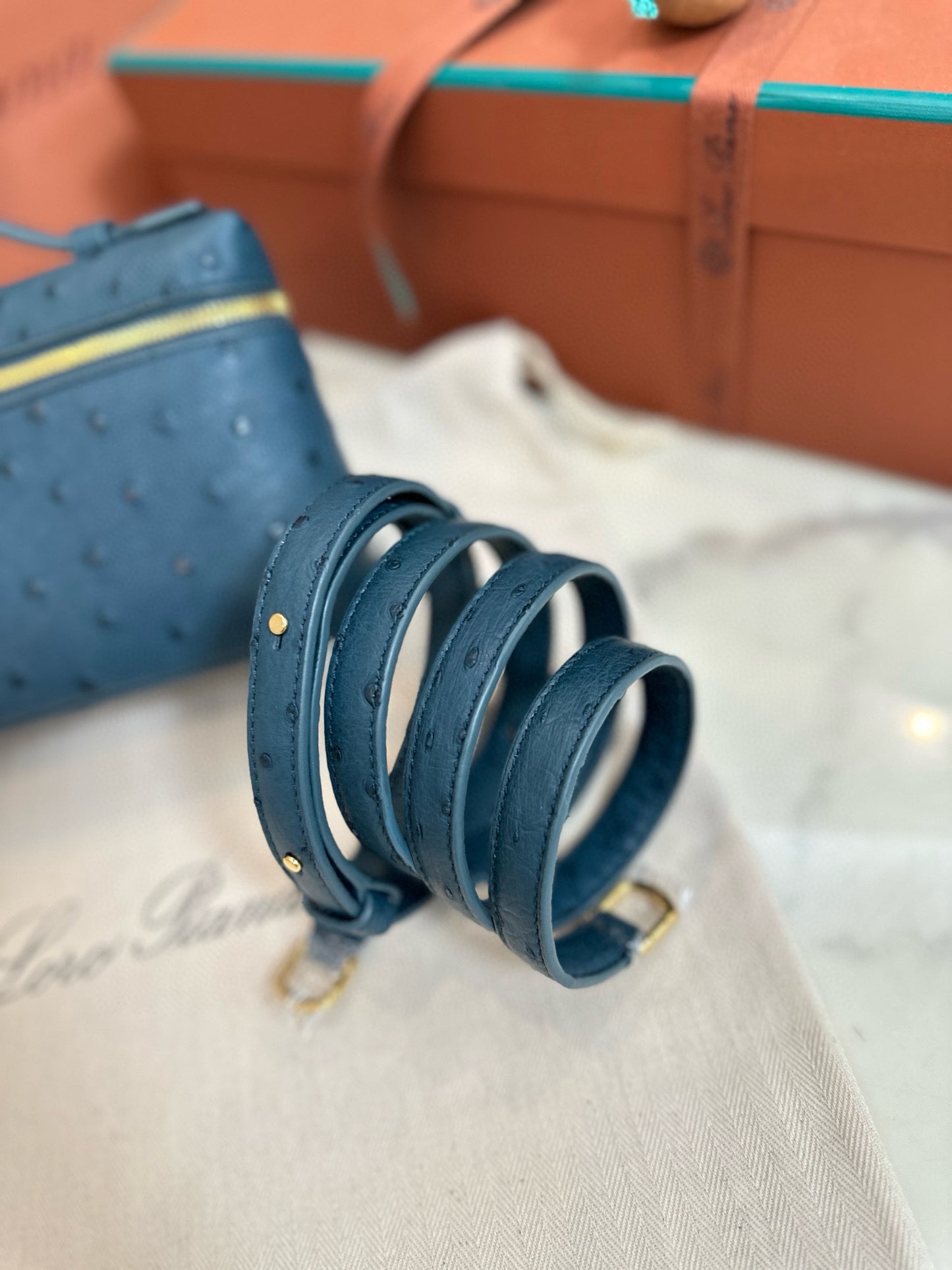 Loro Piana Extra Pocket L19 Ostrich