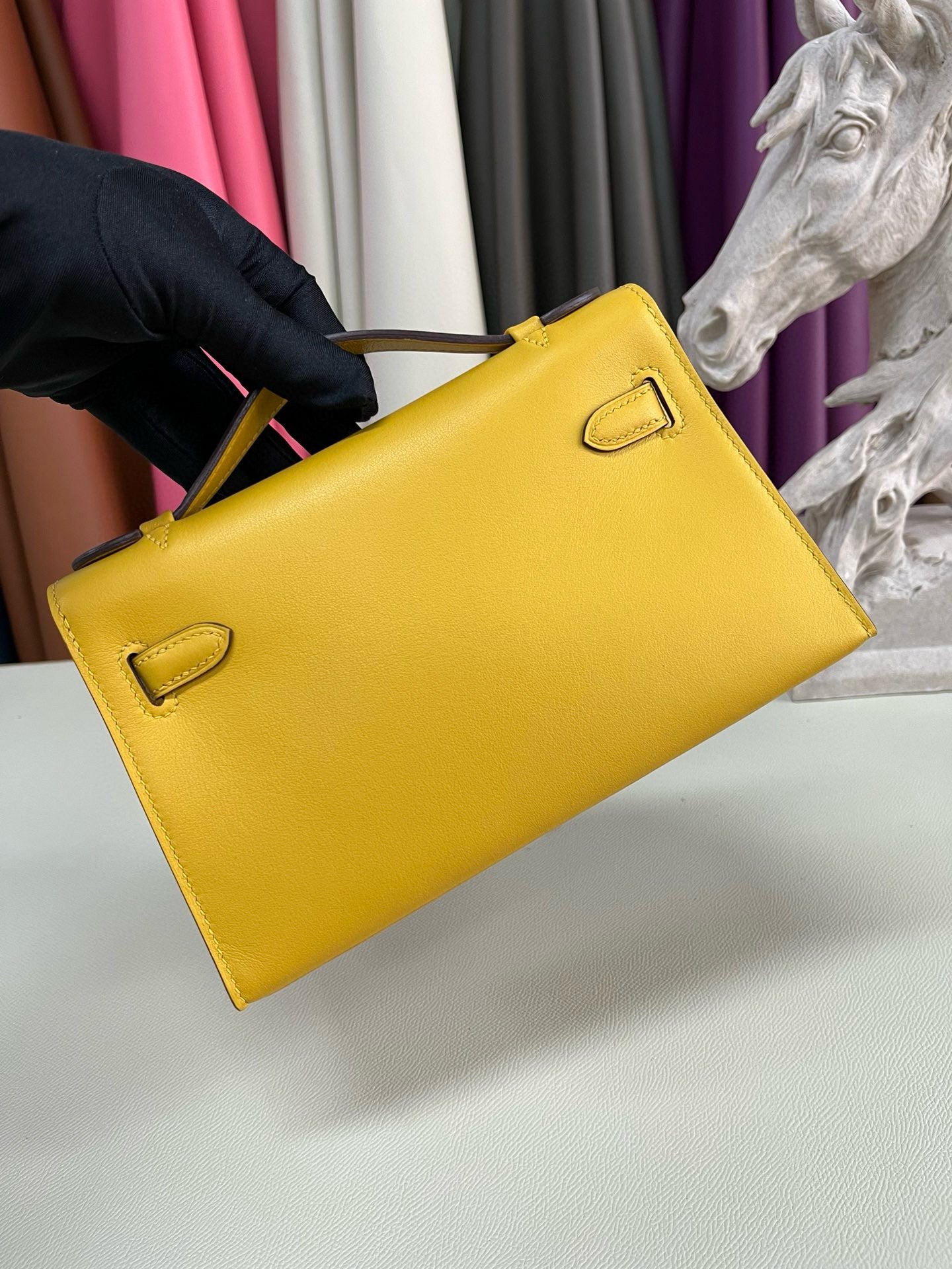 Hermes Kelly Pochette Swift