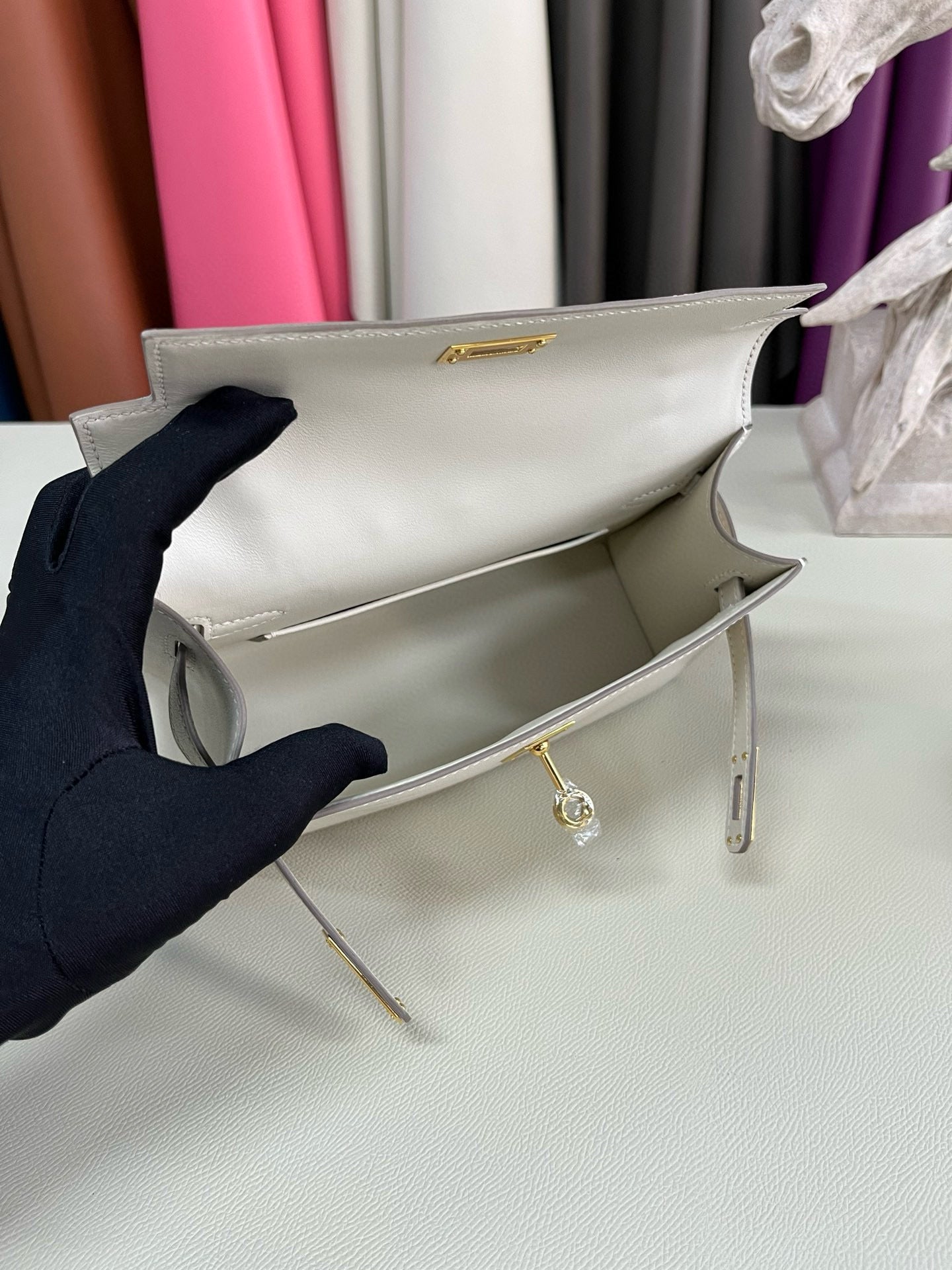 Hermes Kelly Pochette Swift