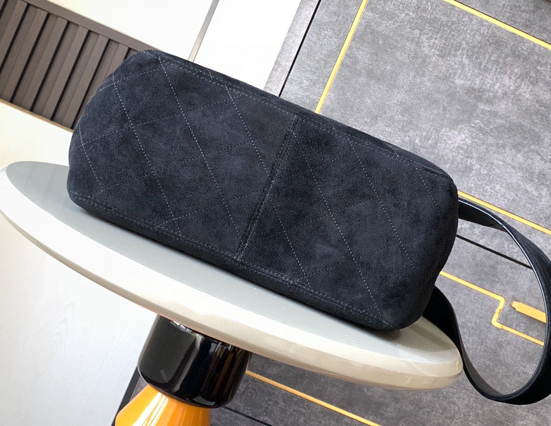 Chanel Vintage Suede Leather