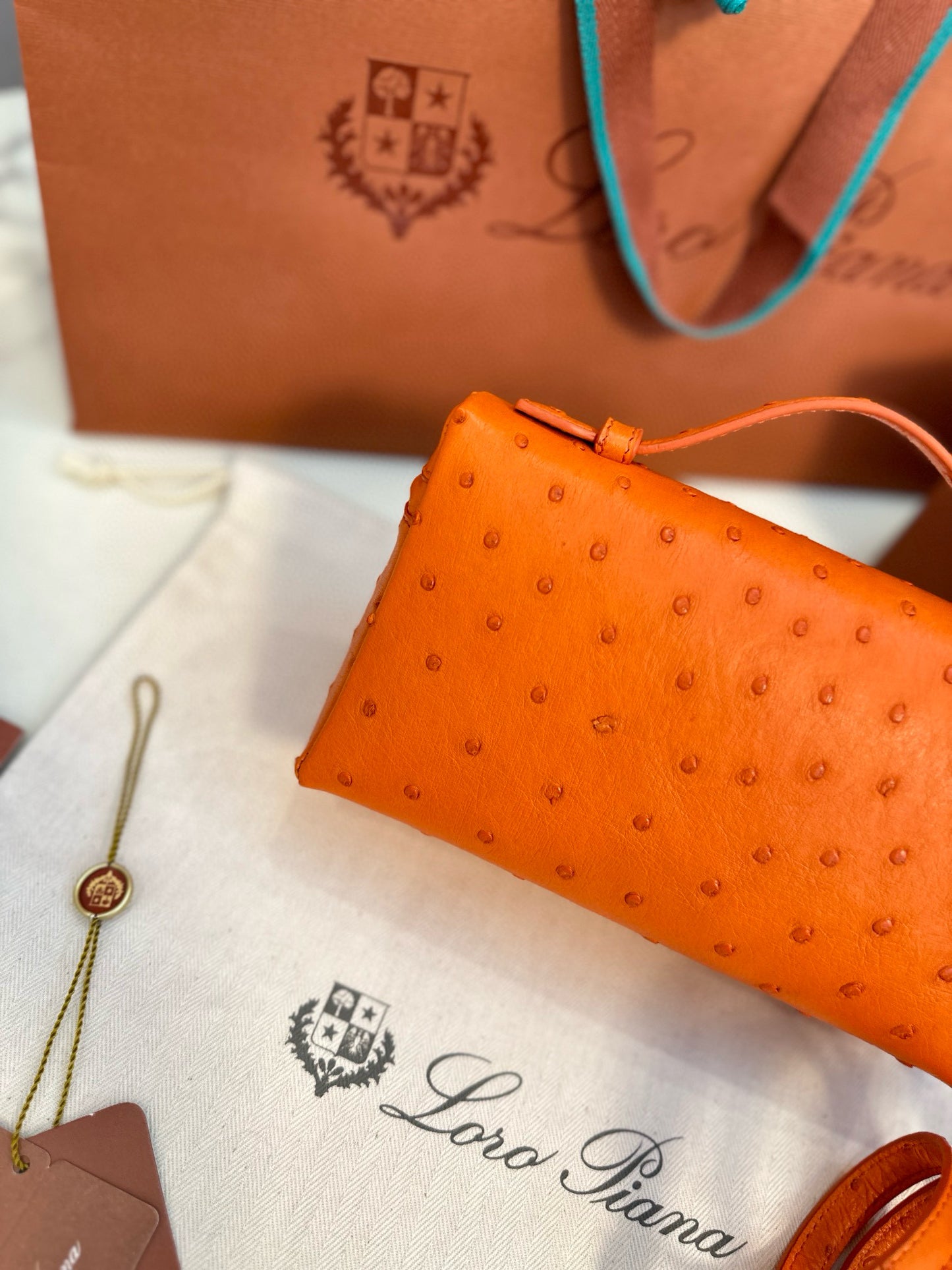 Loro Piana Extra Pocket L19 Ostrich