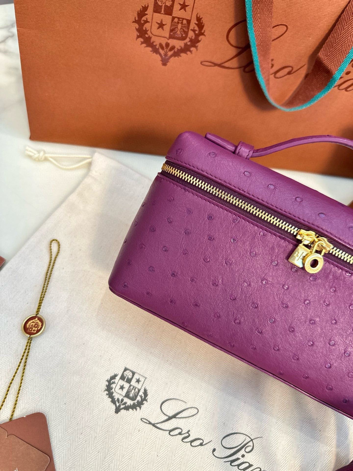 Loro Piana Extra Pocket L19 Ostrich