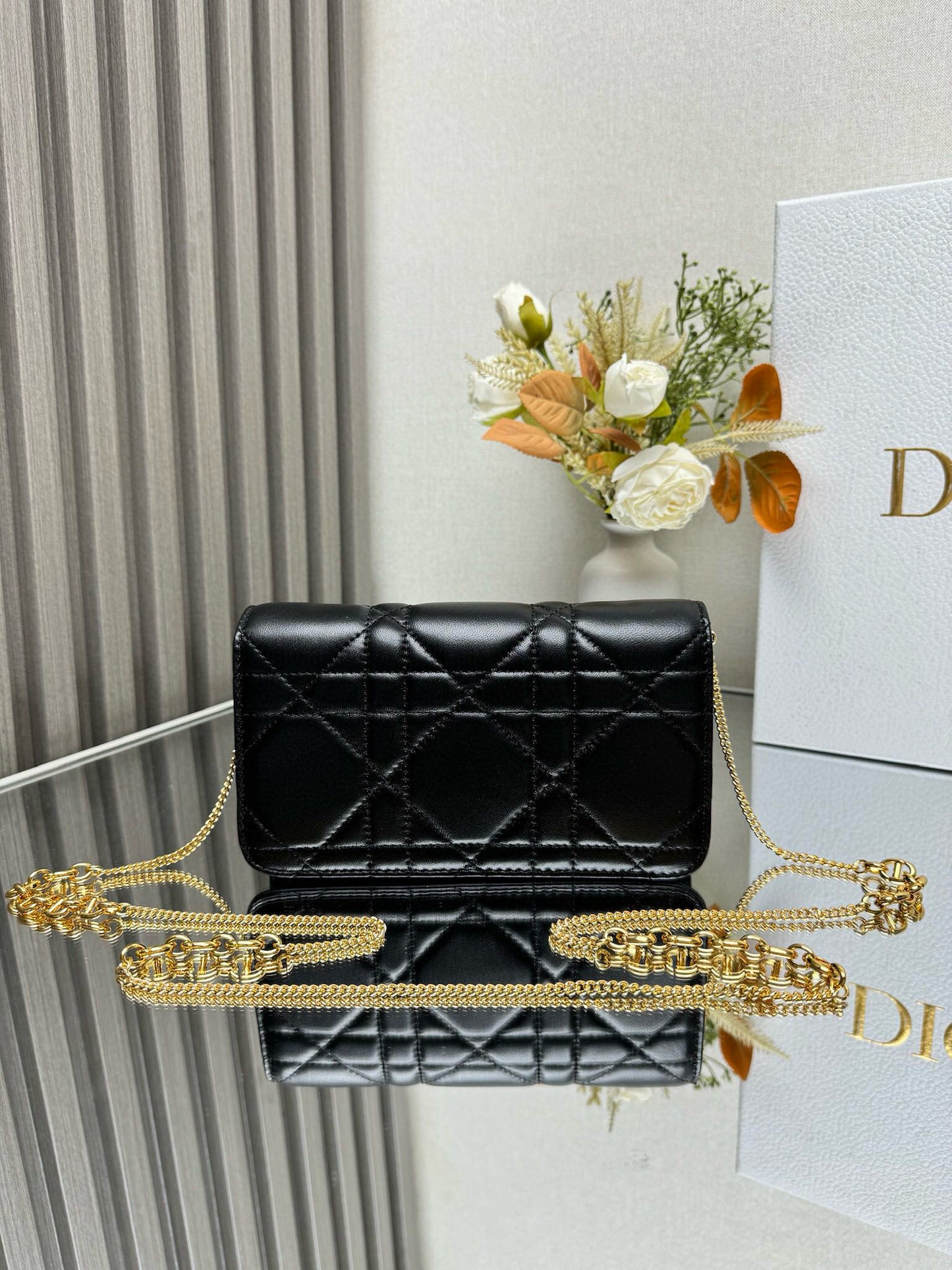 Christian Dior Miss Caro Pouch With Chain
