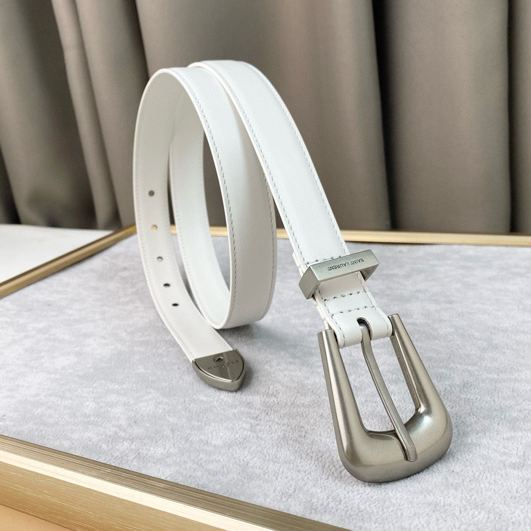 Yves Saint Laurent Folk Buckle Belt