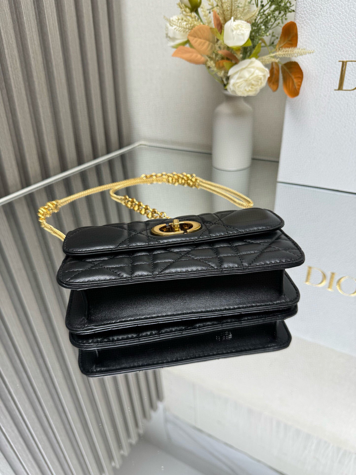 Christian Dior Miss Caro Pouch With Chain