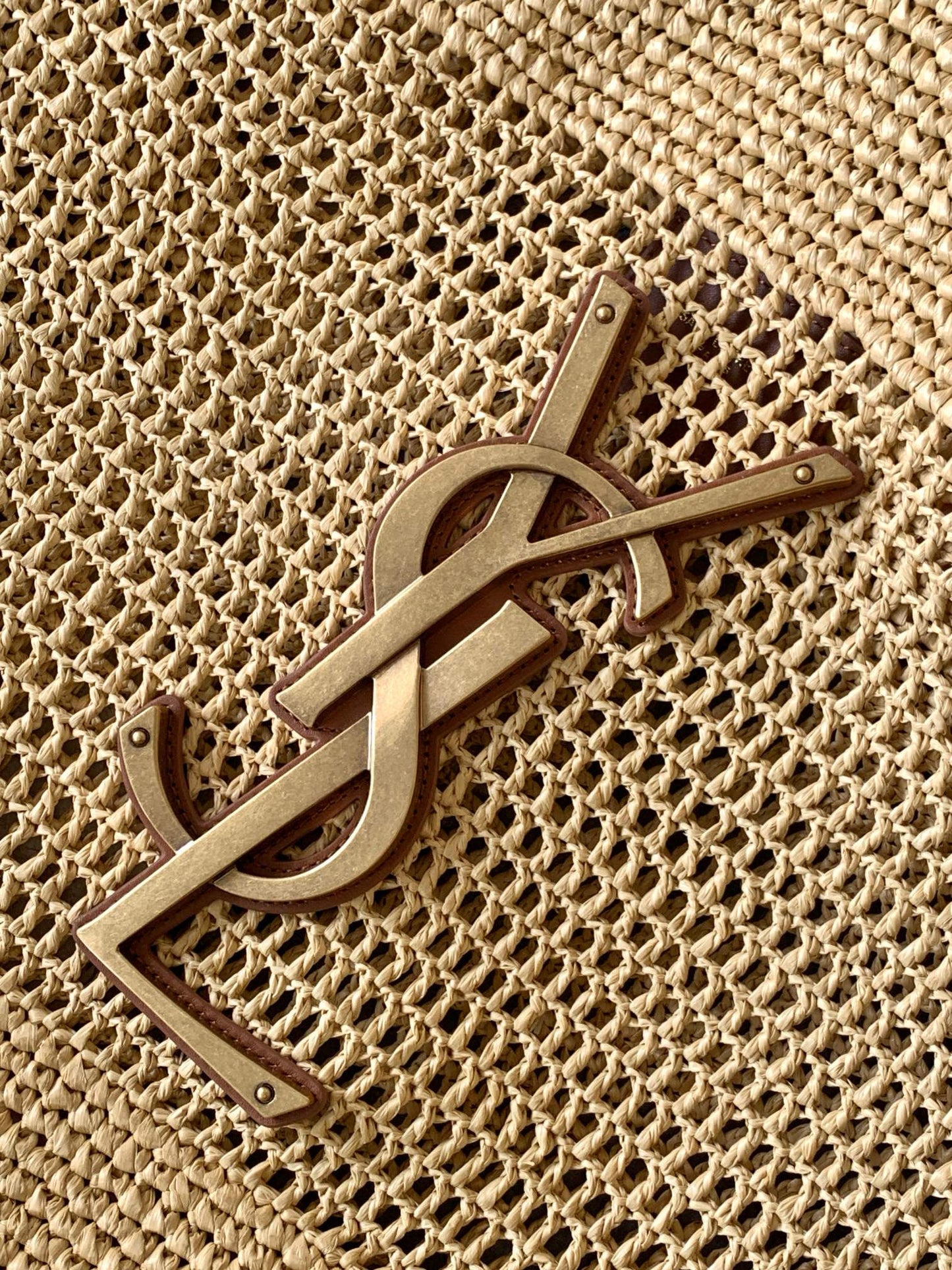 Yves Saint Laurent Icare In Raffia