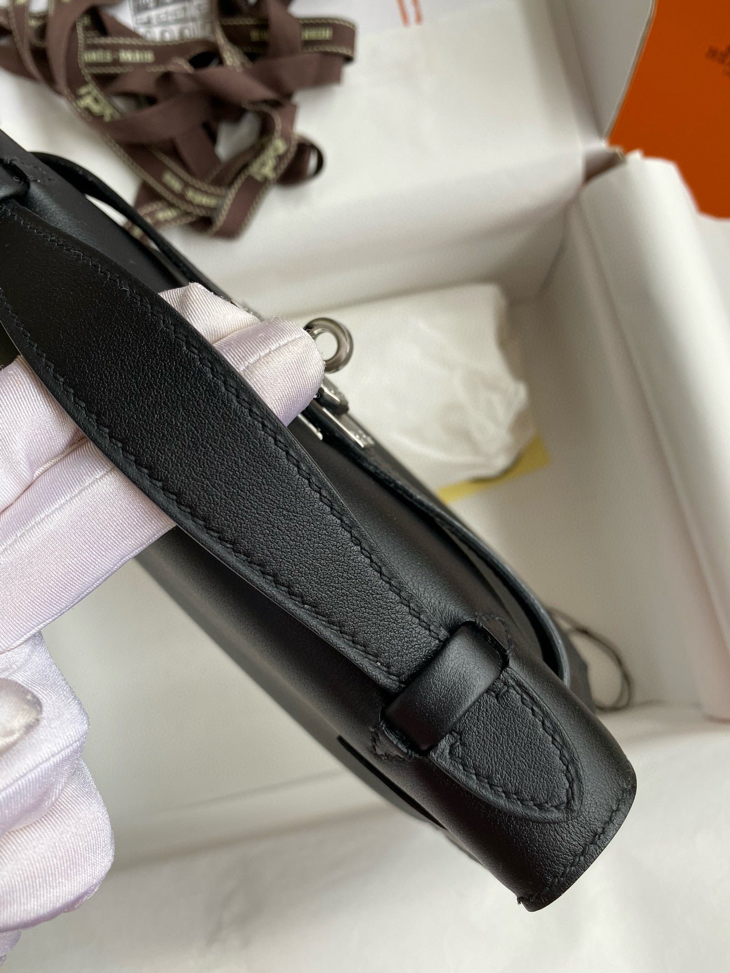 Hermes Kelly Pochette Swift