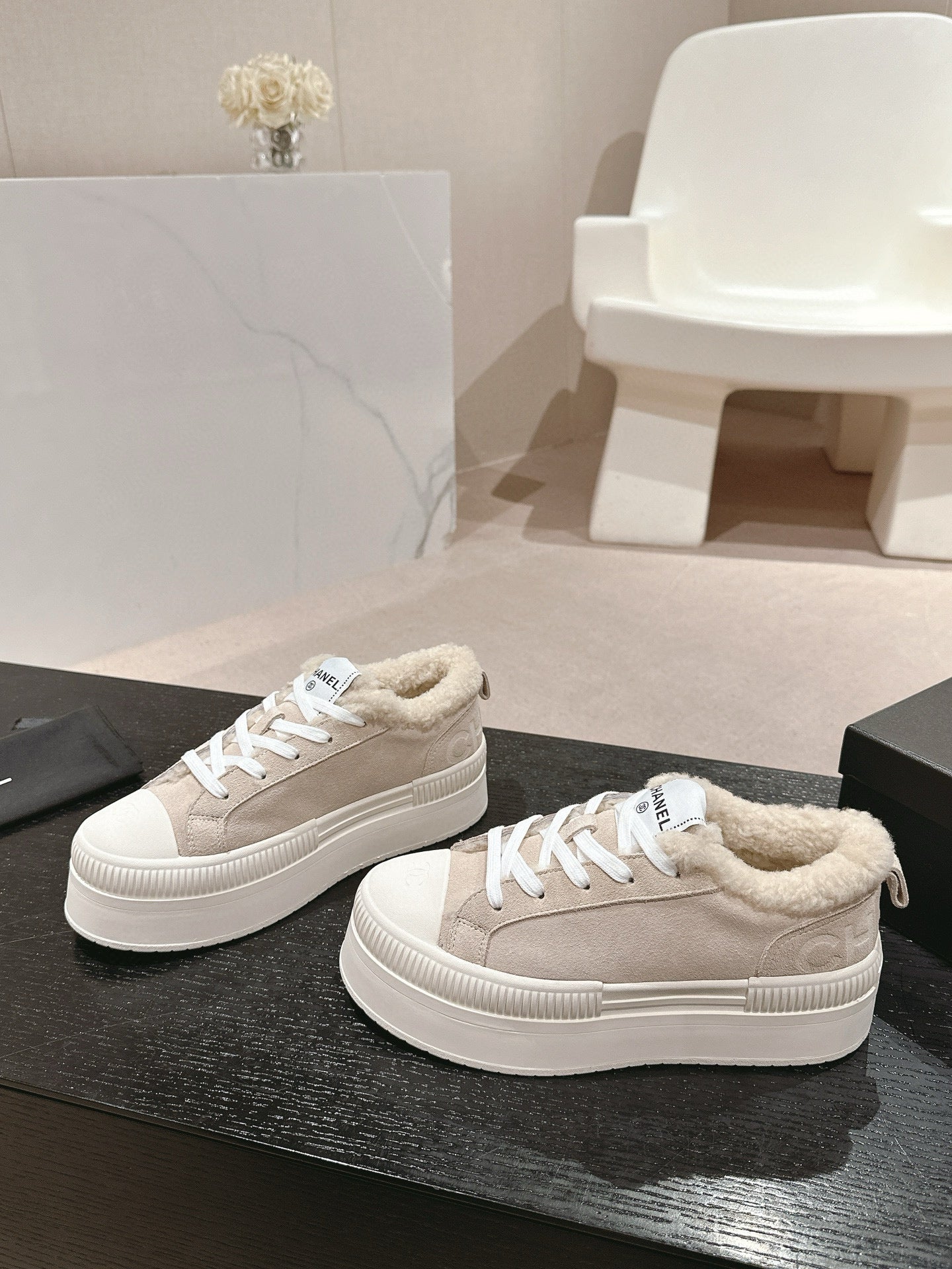 Chanel Sneaker Fur