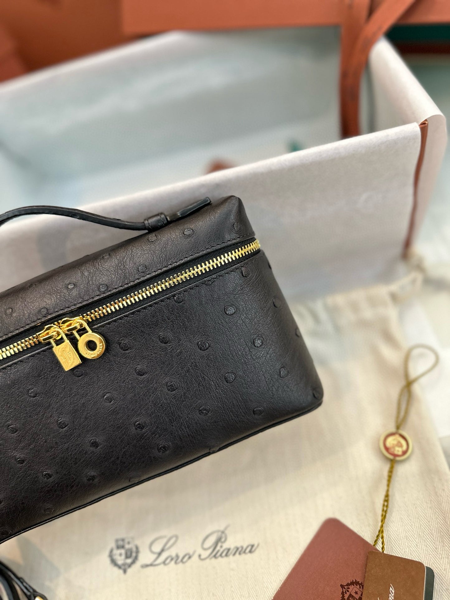 Loro Piana Extra Pocket L19 Ostrich