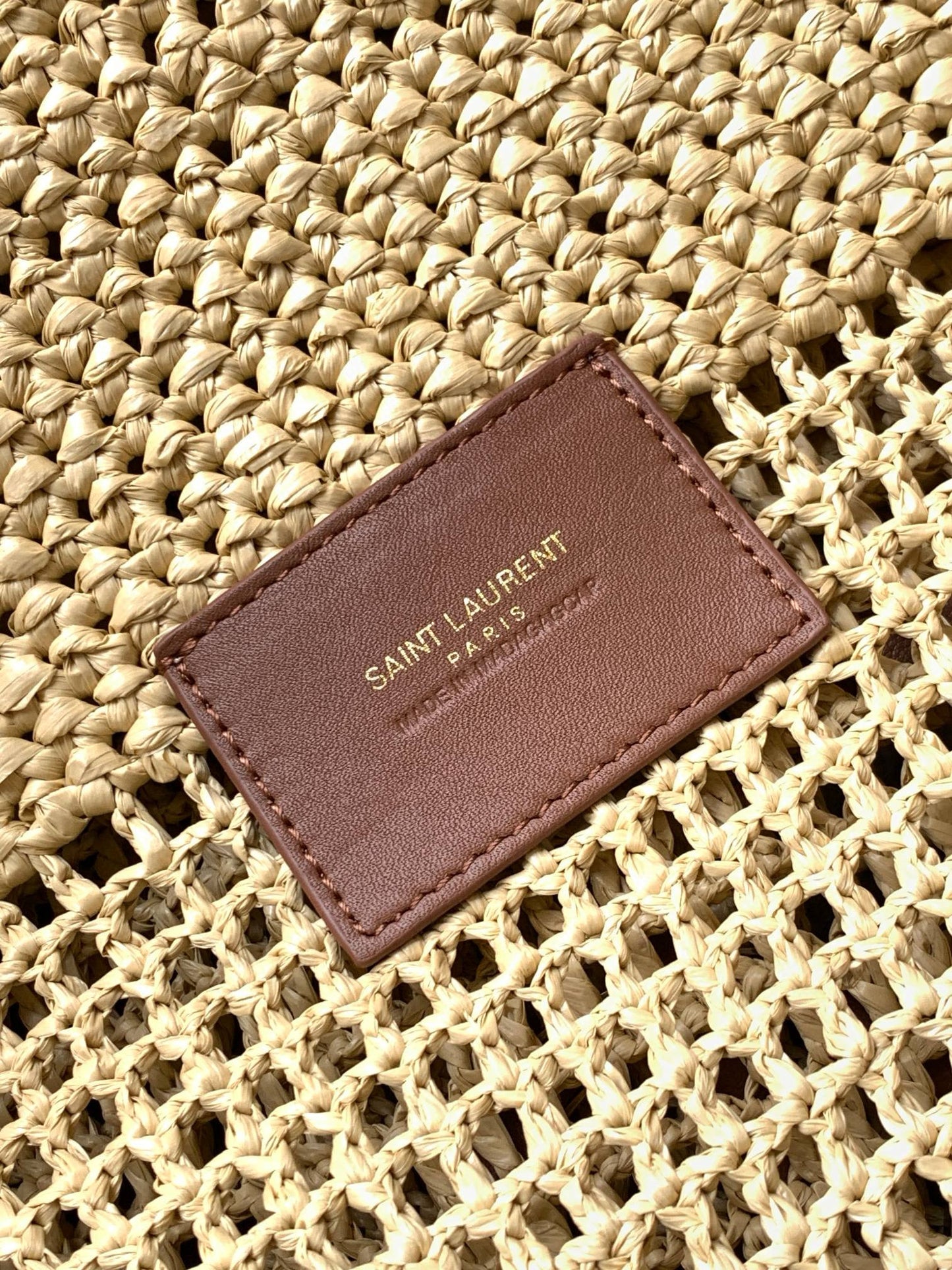 Yves Saint Laurent Icare In Raffia