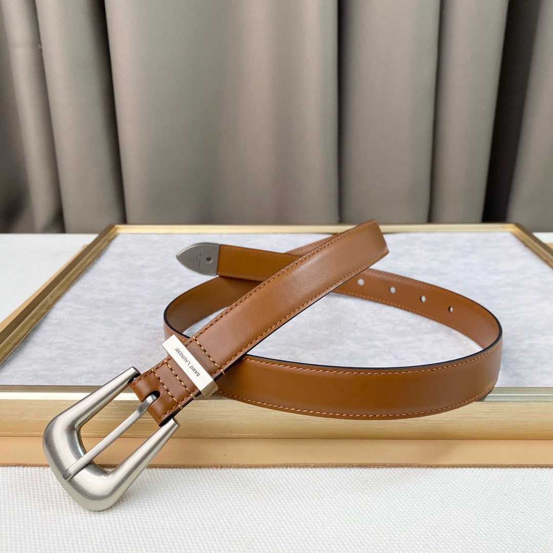 Yves Saint Laurent Folk Buckle Belt