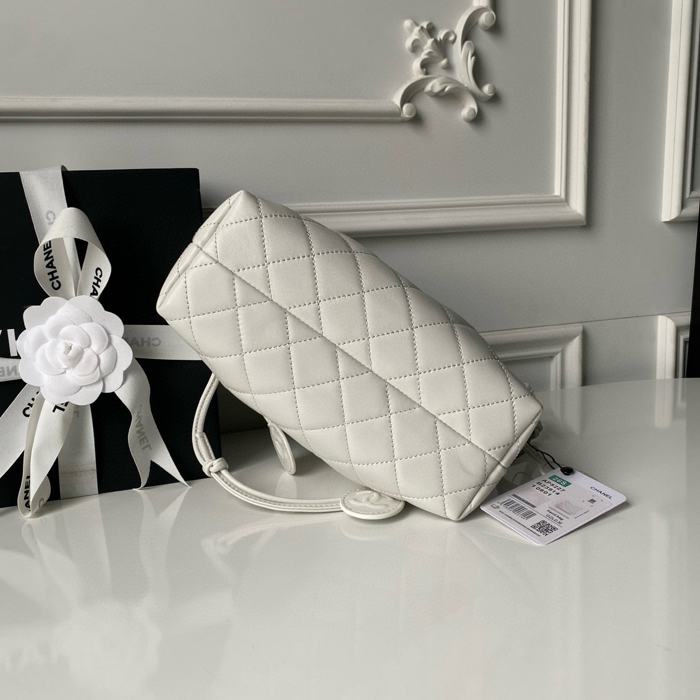 Clutch With Leather Strap