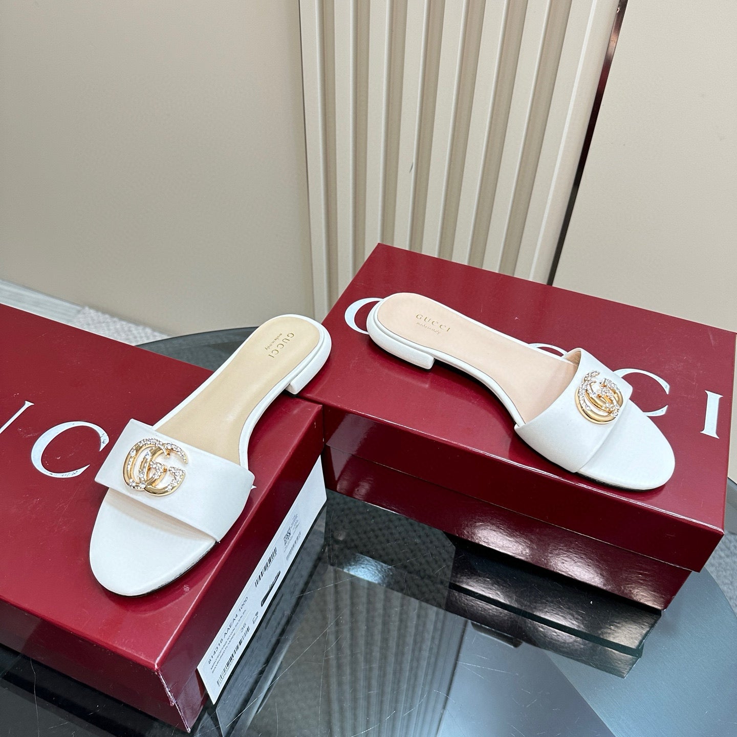 Gucci Gg Pearl Slipper