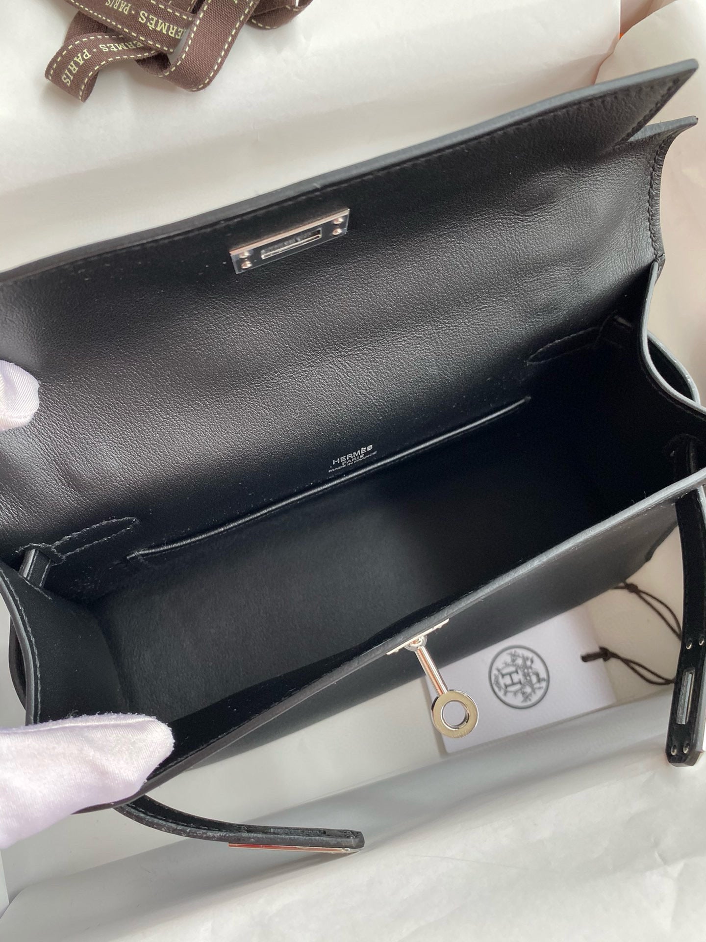 Hermes Kelly Pochette Swift