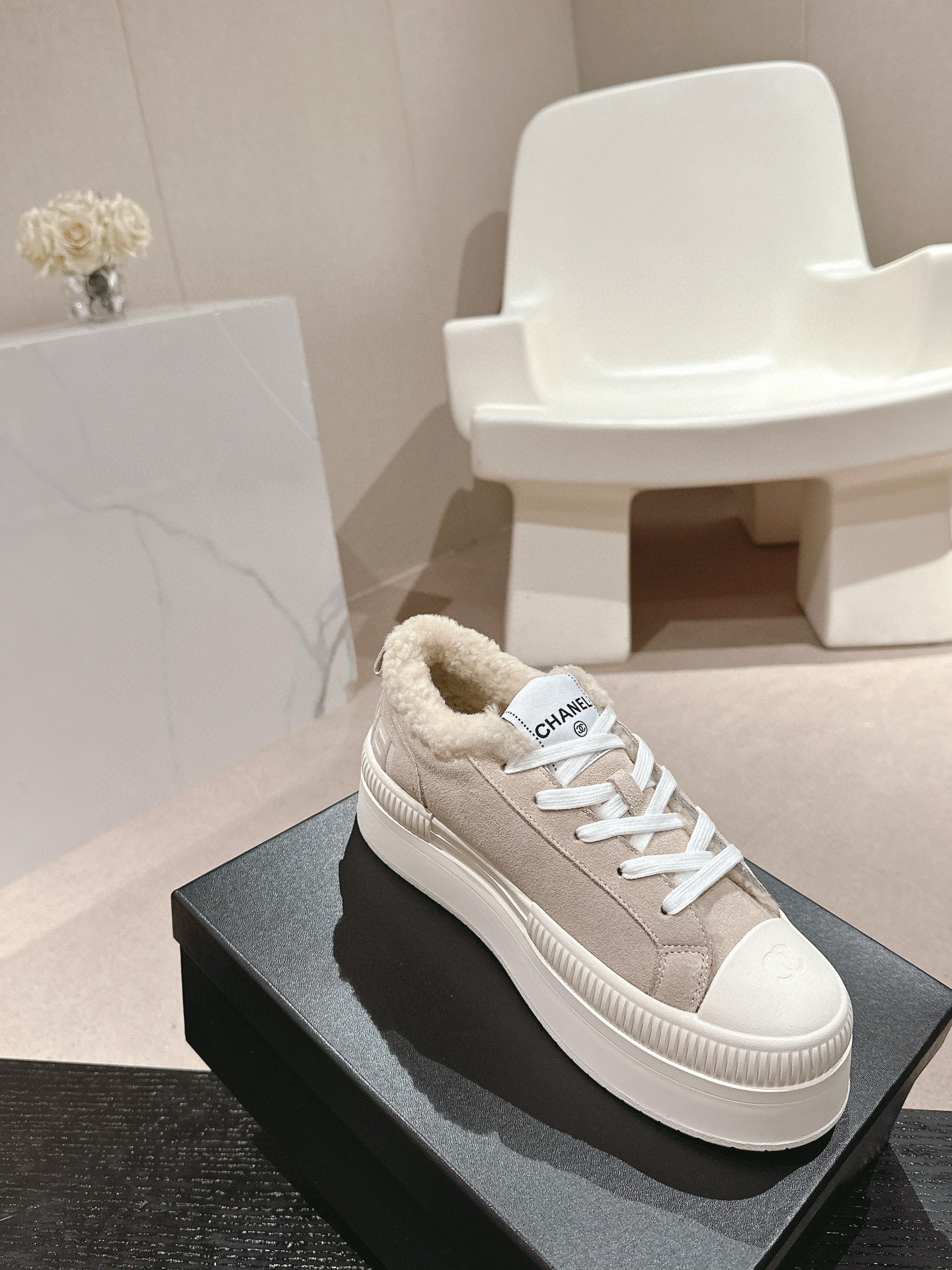Chanel Sneaker Fur