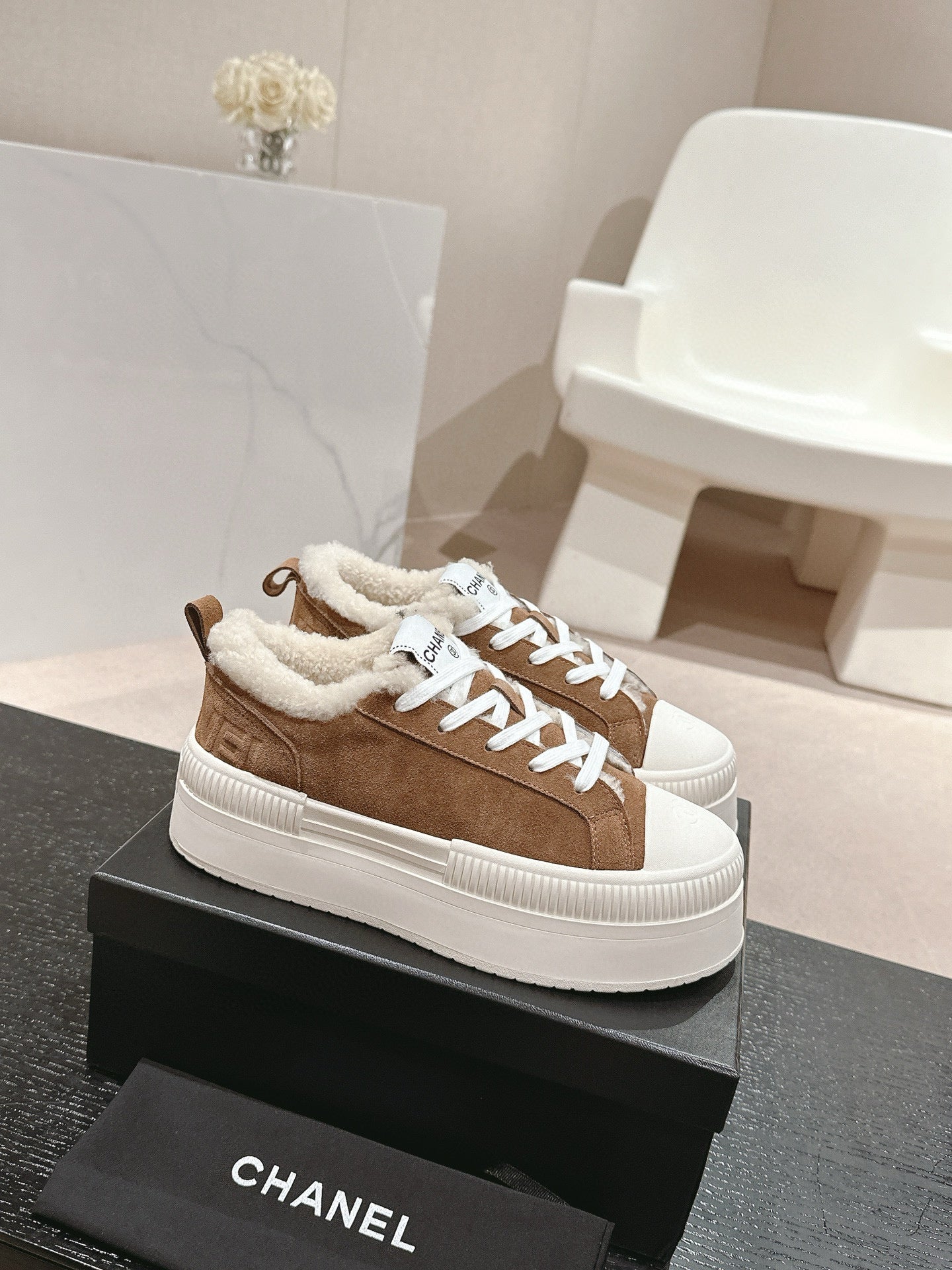 Chanel Sneaker Fur