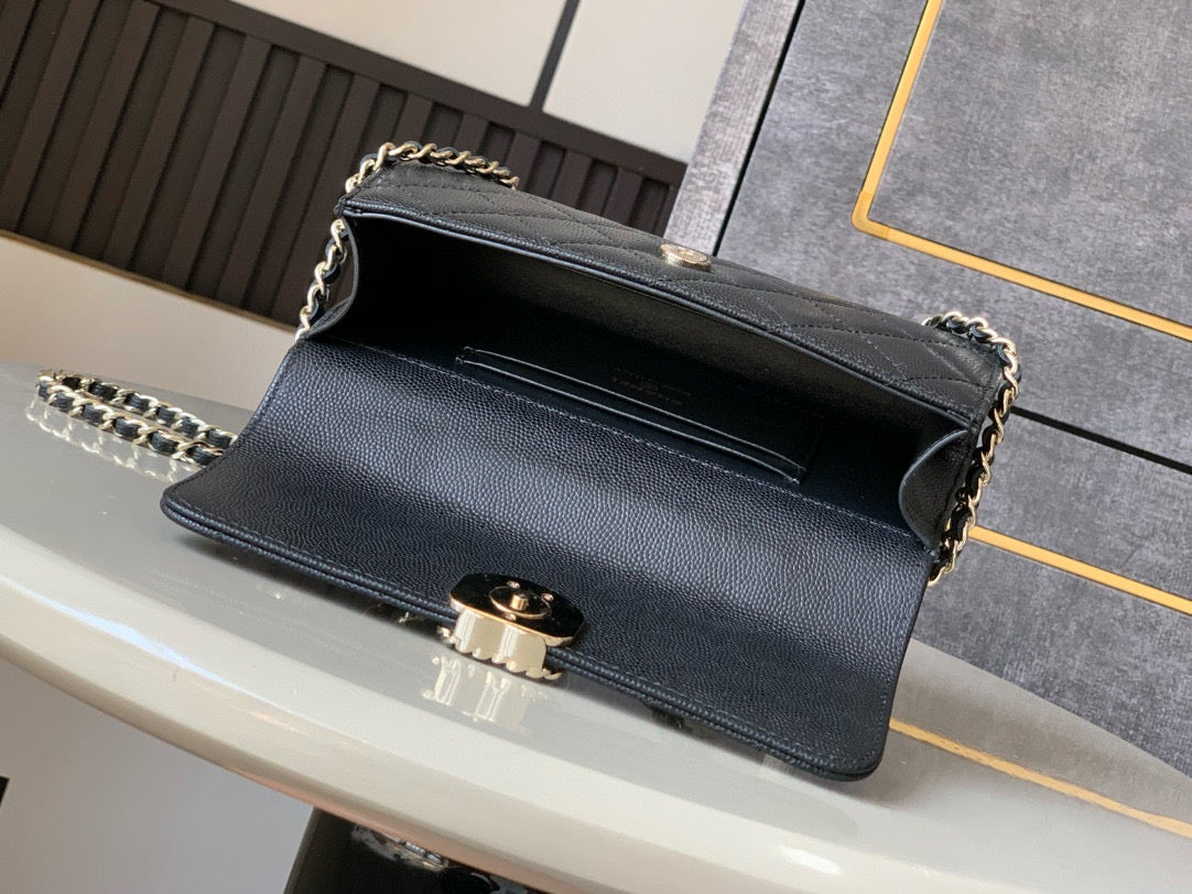 Chanel Flap Phone Holder With Chain