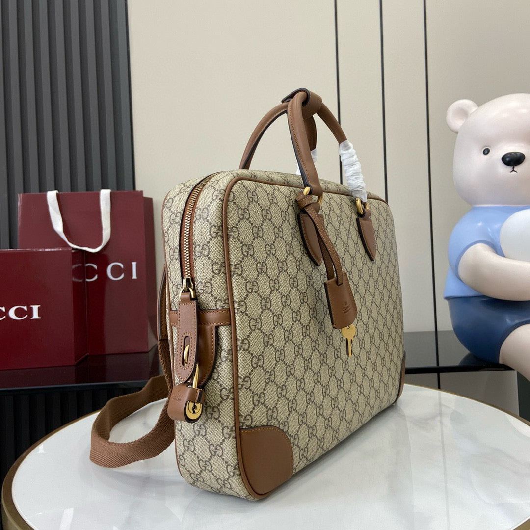 Gucci Gg Emblem Medium Briefcase