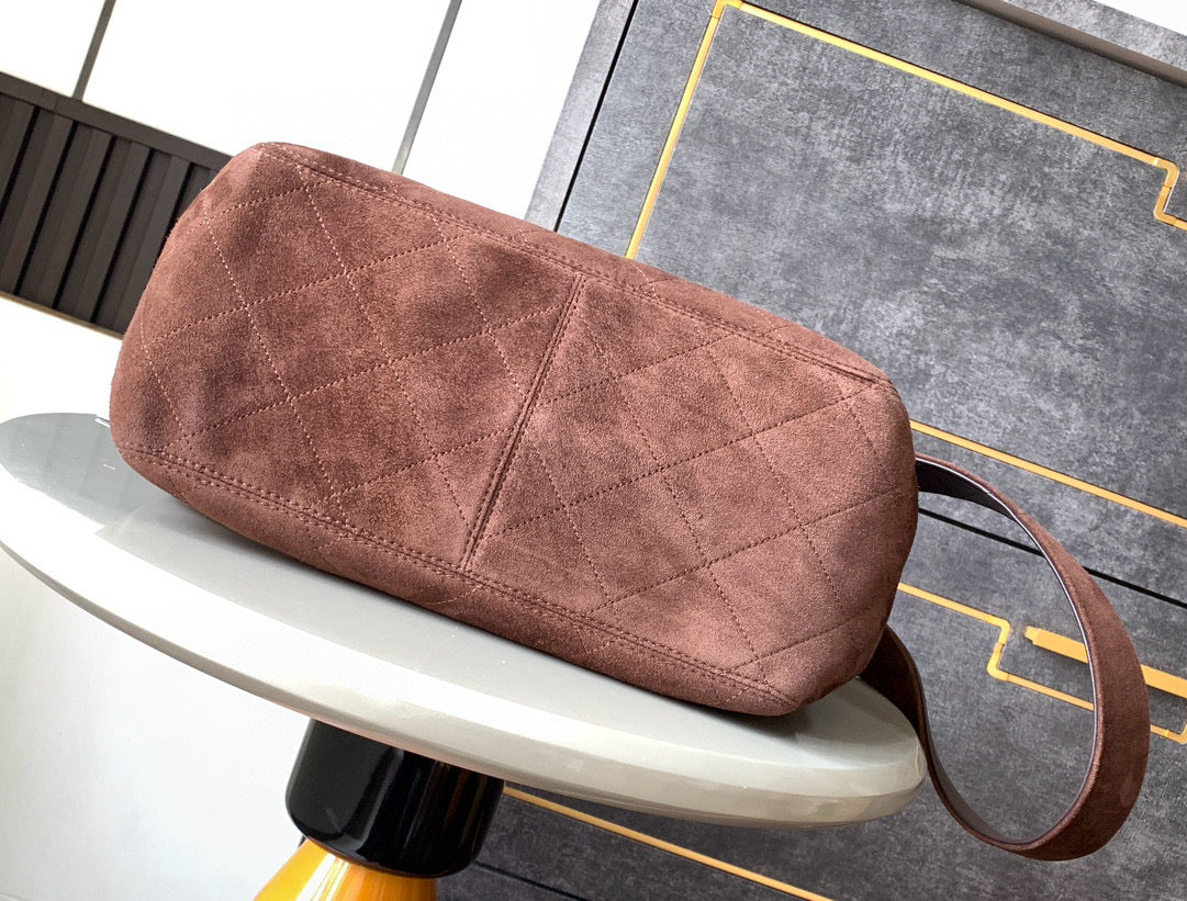 Chanel Vintage Suede Leather