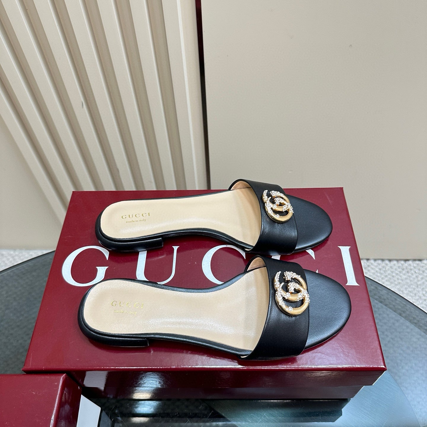 Gucci Gg Pearl Slipper