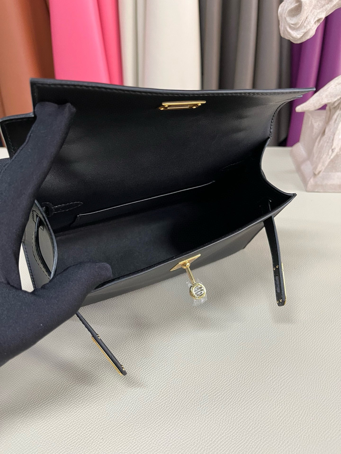 Hermes Kelly Pochette Swift