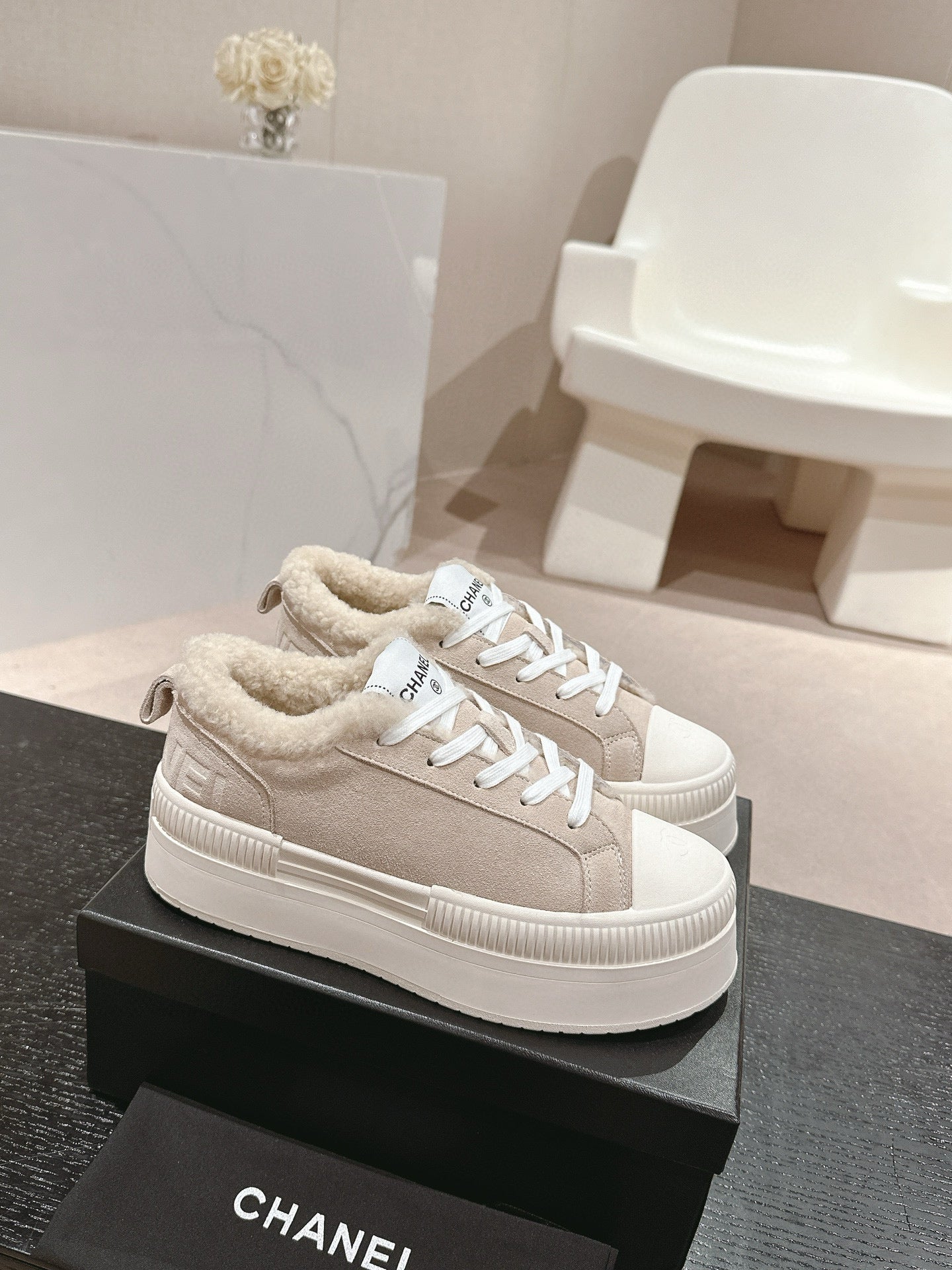 Chanel Sneaker Fur