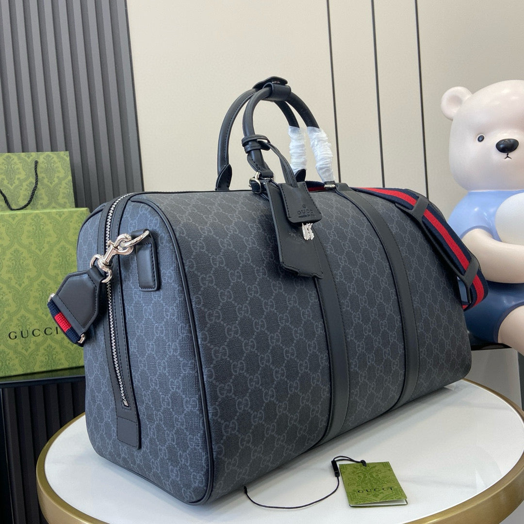 Gucci Gg Black Large Duffle Bag
