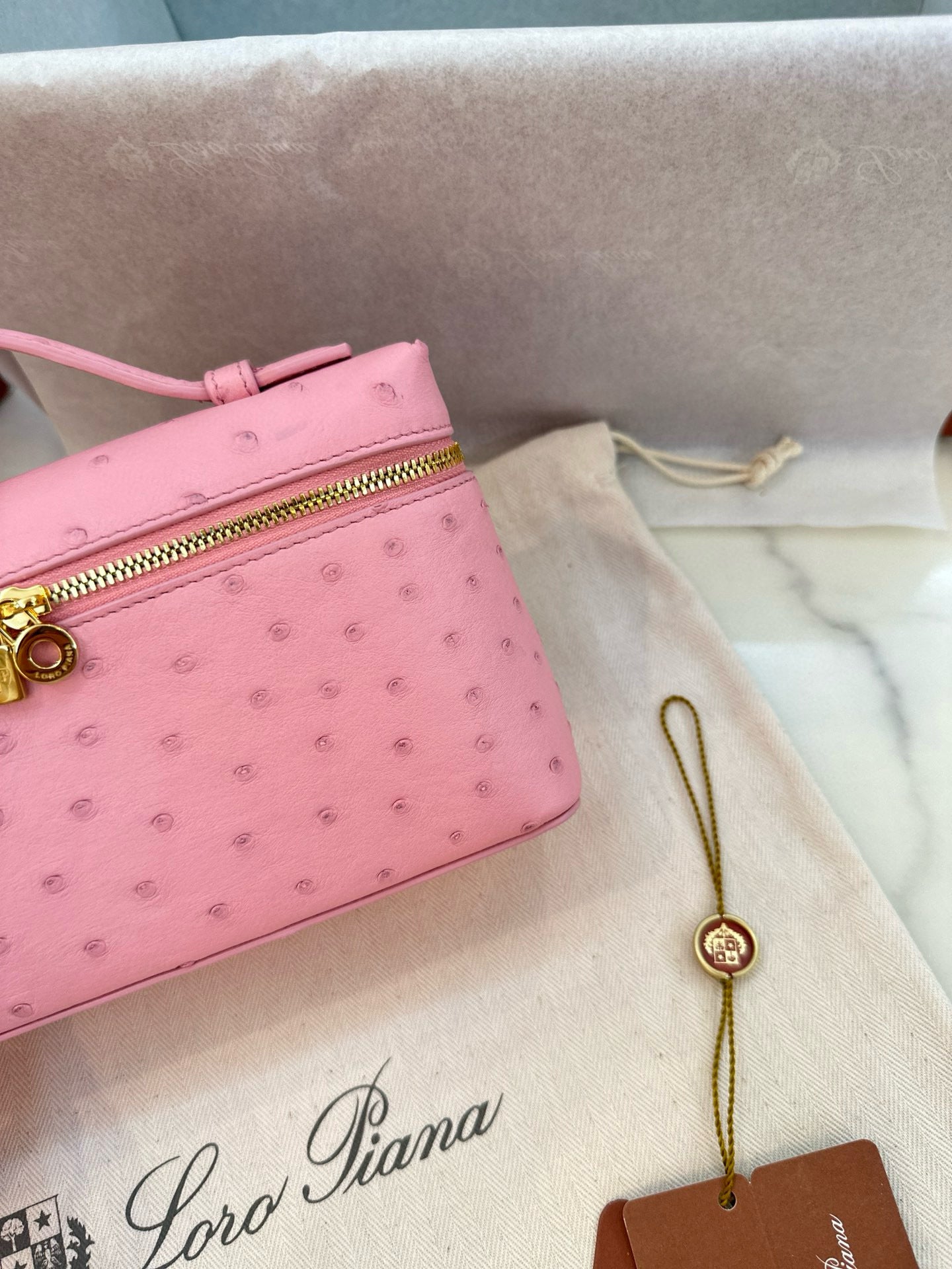 Loro Piana Extra Pocket L19 Ostrich