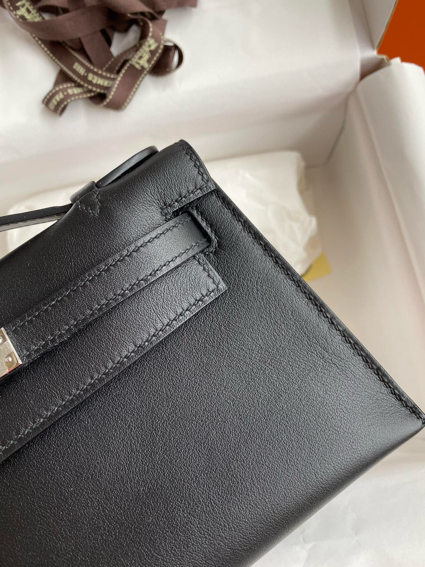 Hermes Kelly Pochette Swift