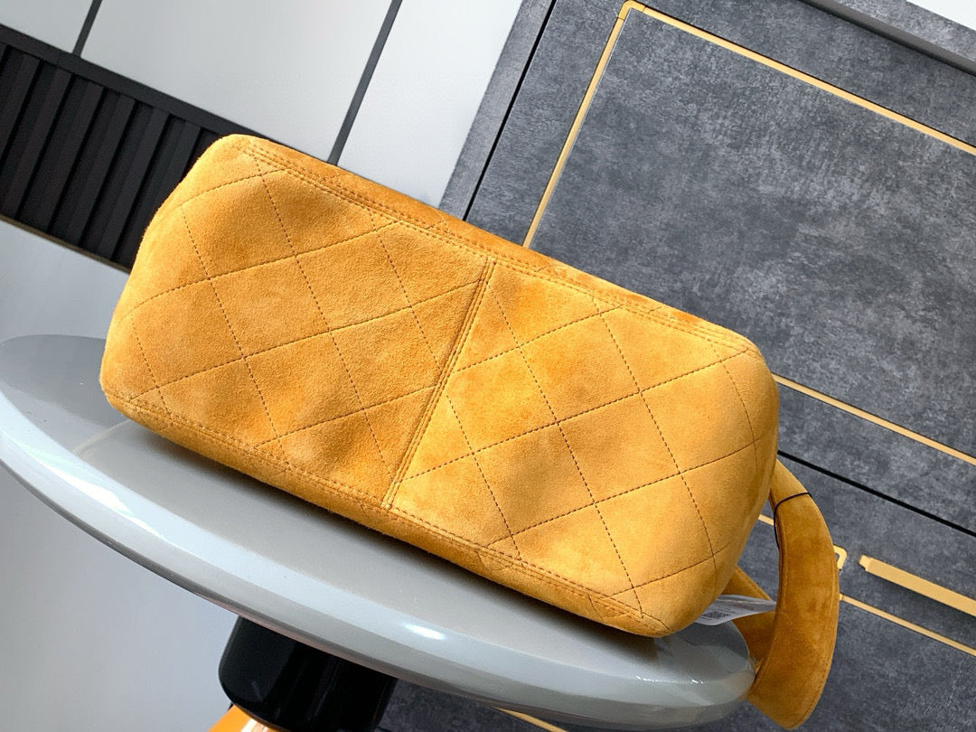 Chanel Vintage Suede Leather