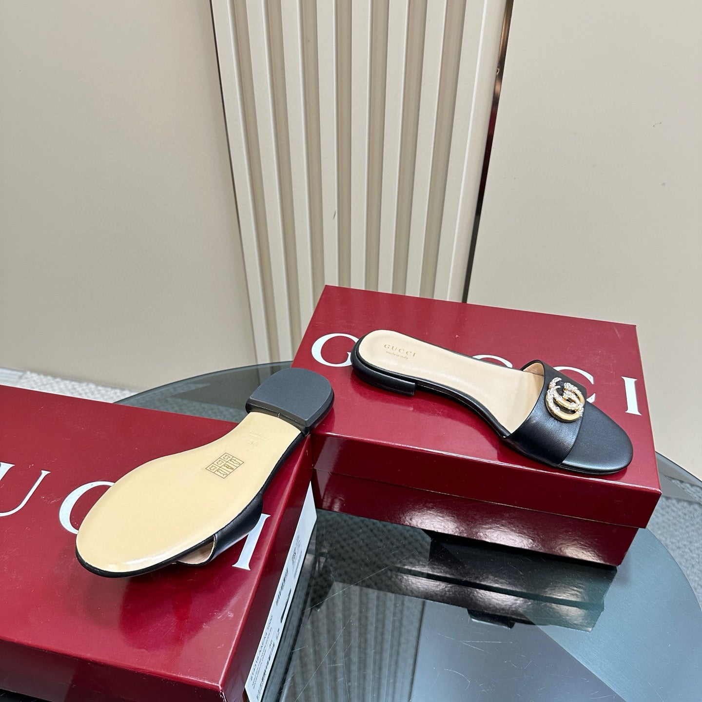 Gucci Gg Pearl Slipper