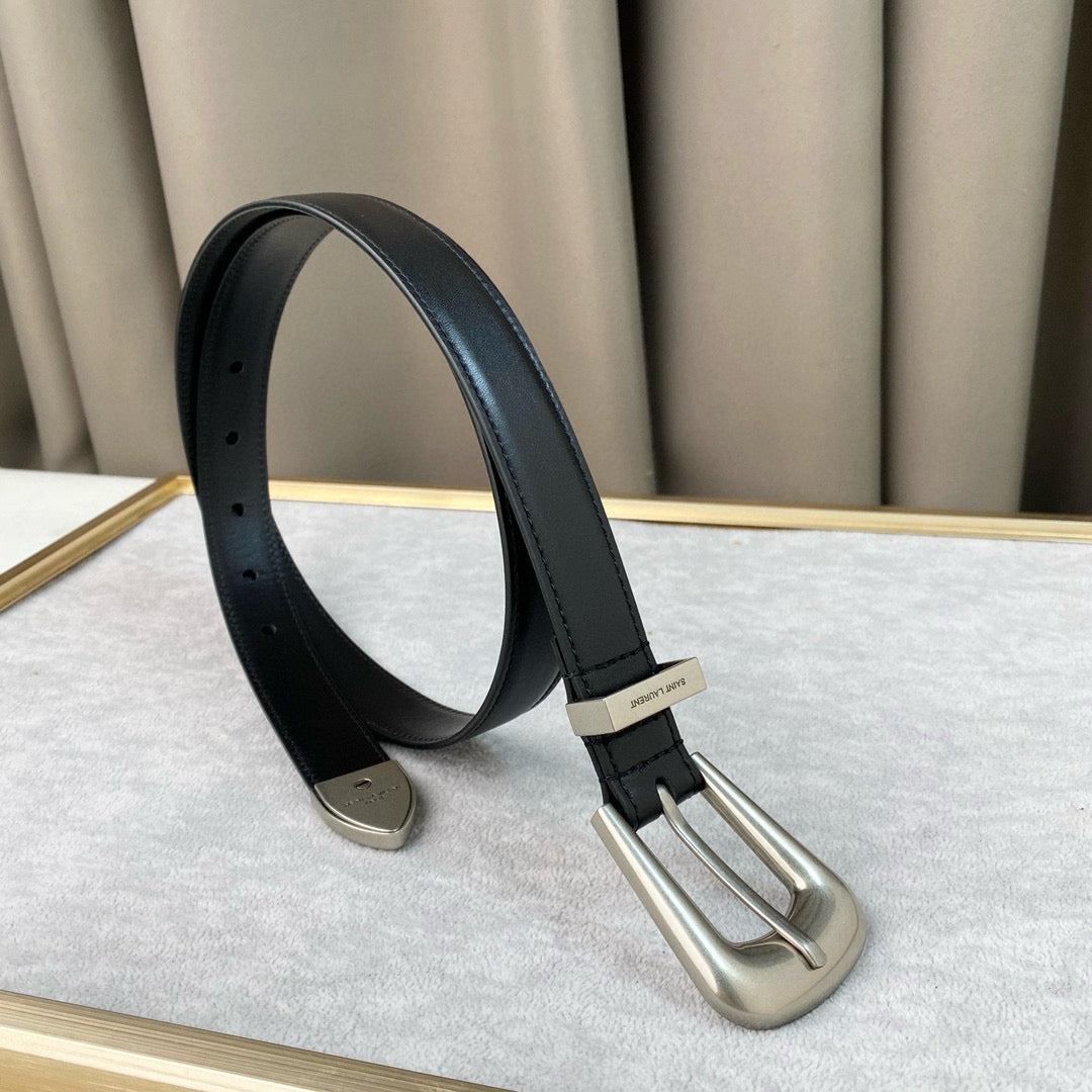 Yves Saint Laurent Folk Buckle Belt