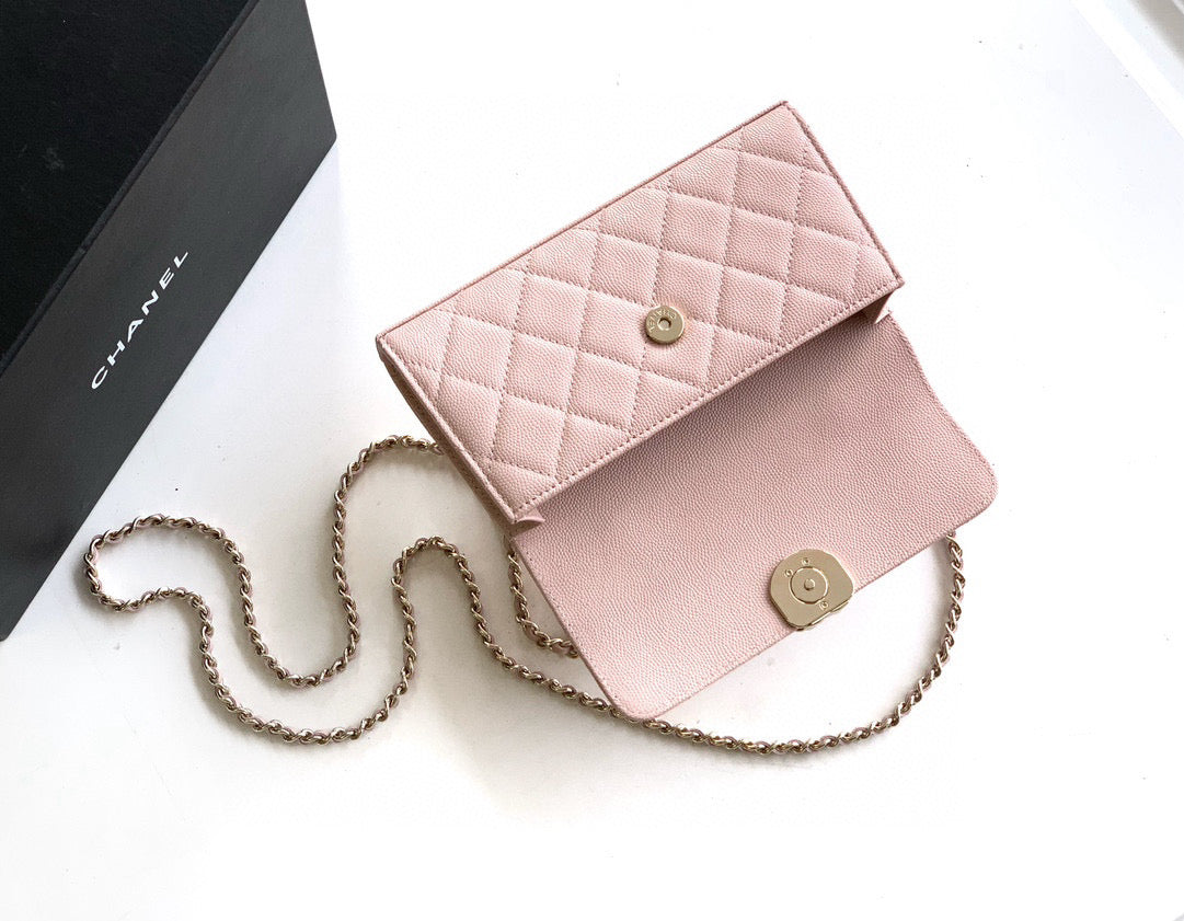Chanel Flap Phone Holder With Chain