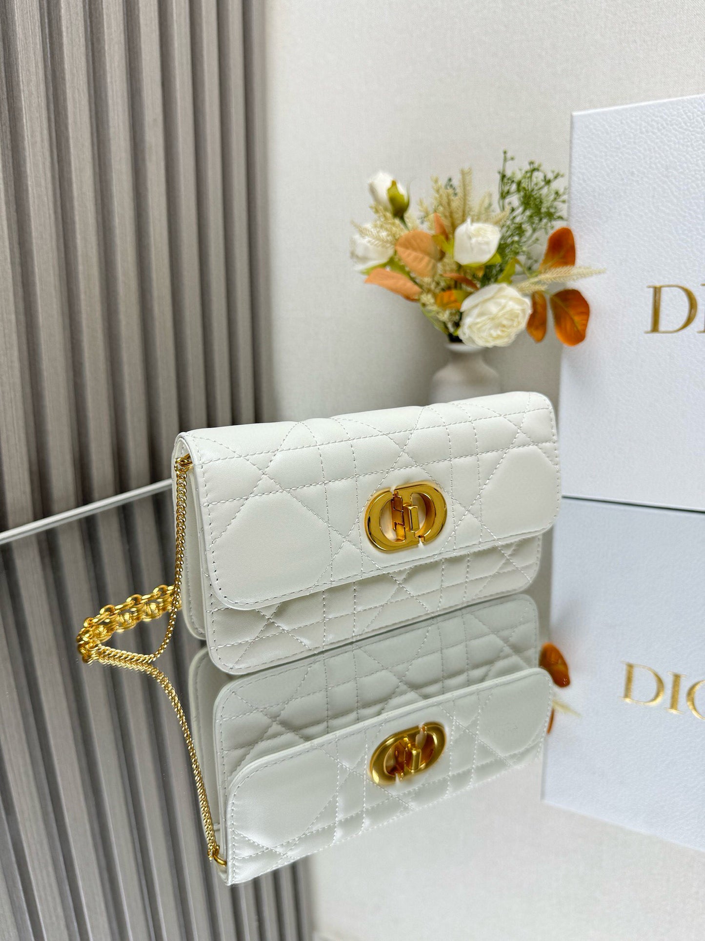 Christian Dior Miss Caro Pouch With Chain