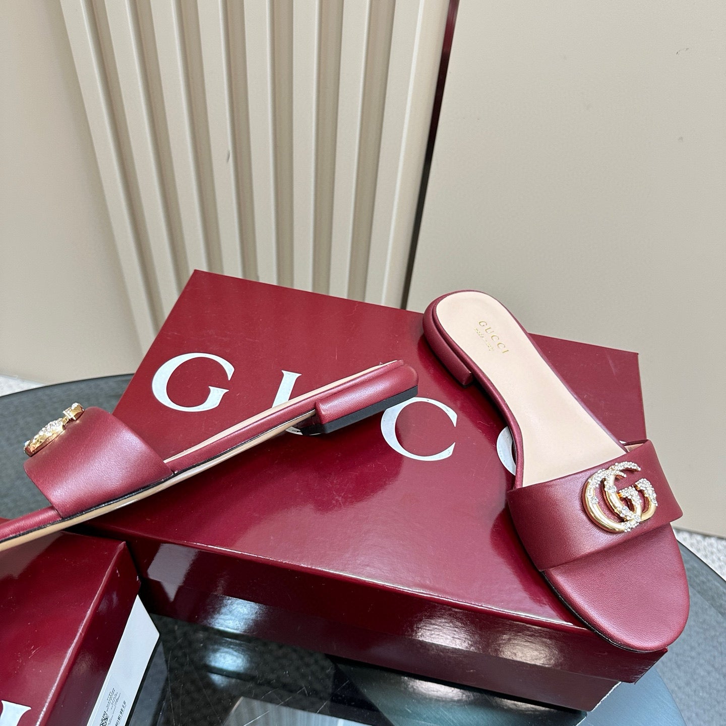 Gucci Gg Pearl Slipper