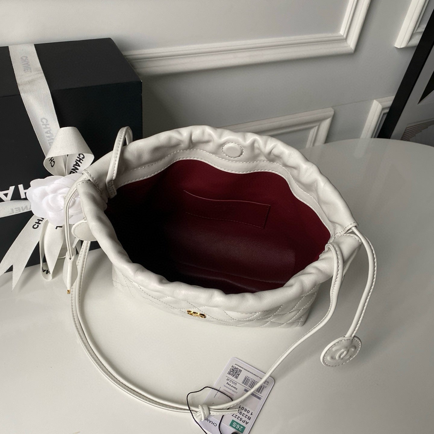 Clutch With Leather Strap