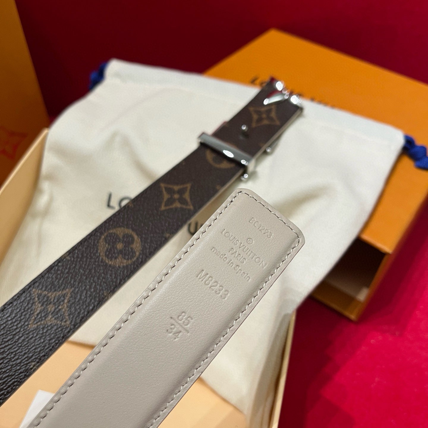 Louis Vuitton Pretty Lv 30 mm Reversible Belt