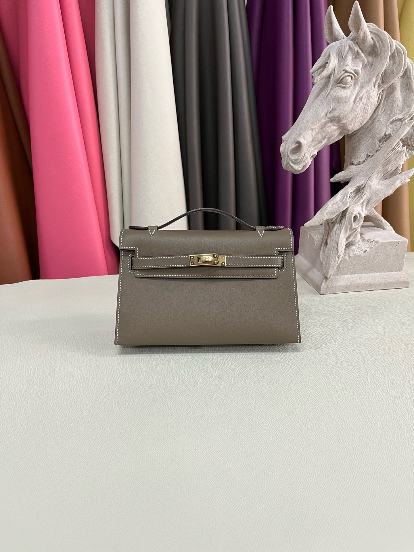 Hermes Kelly Pochette Swift