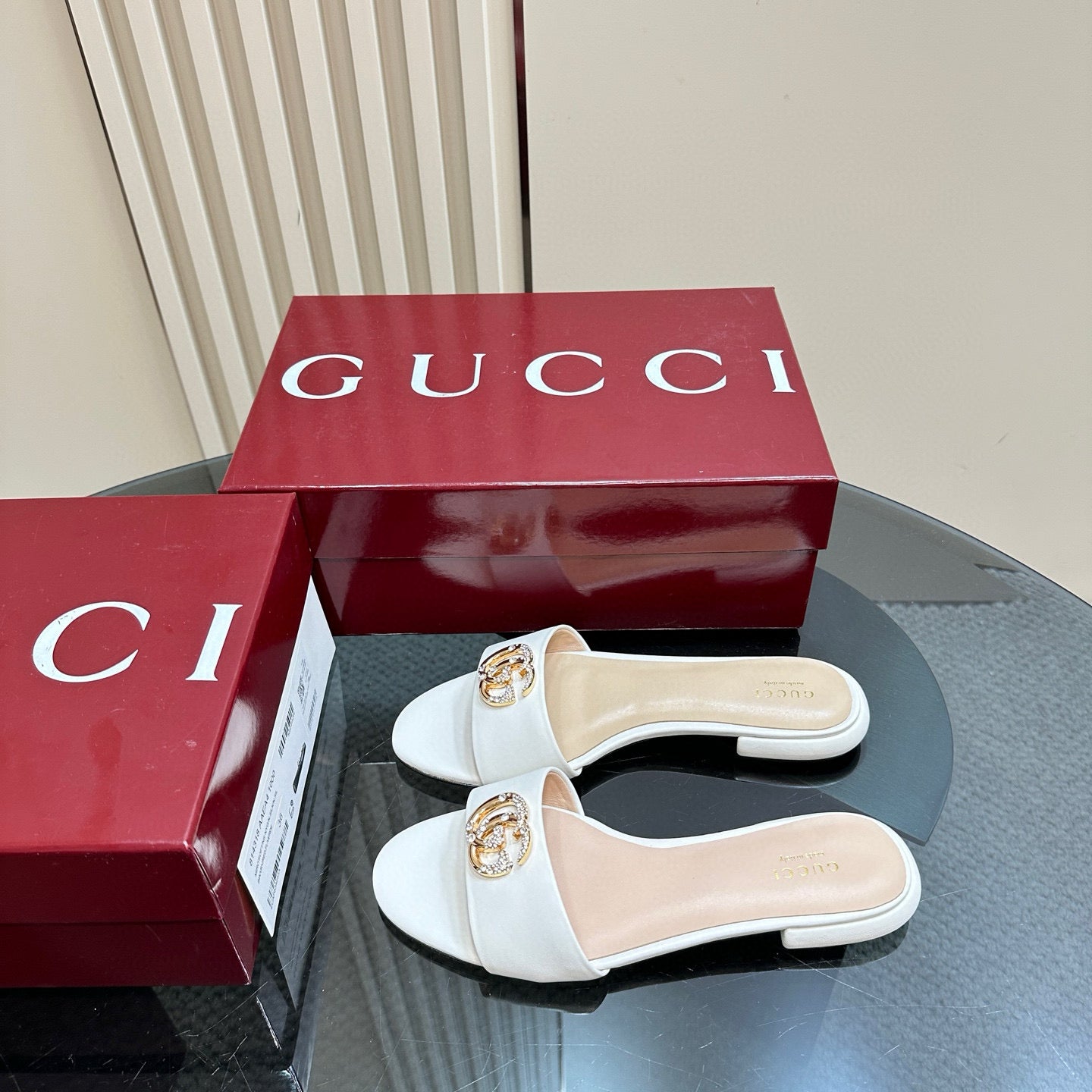Gucci Gg Pearl Slipper