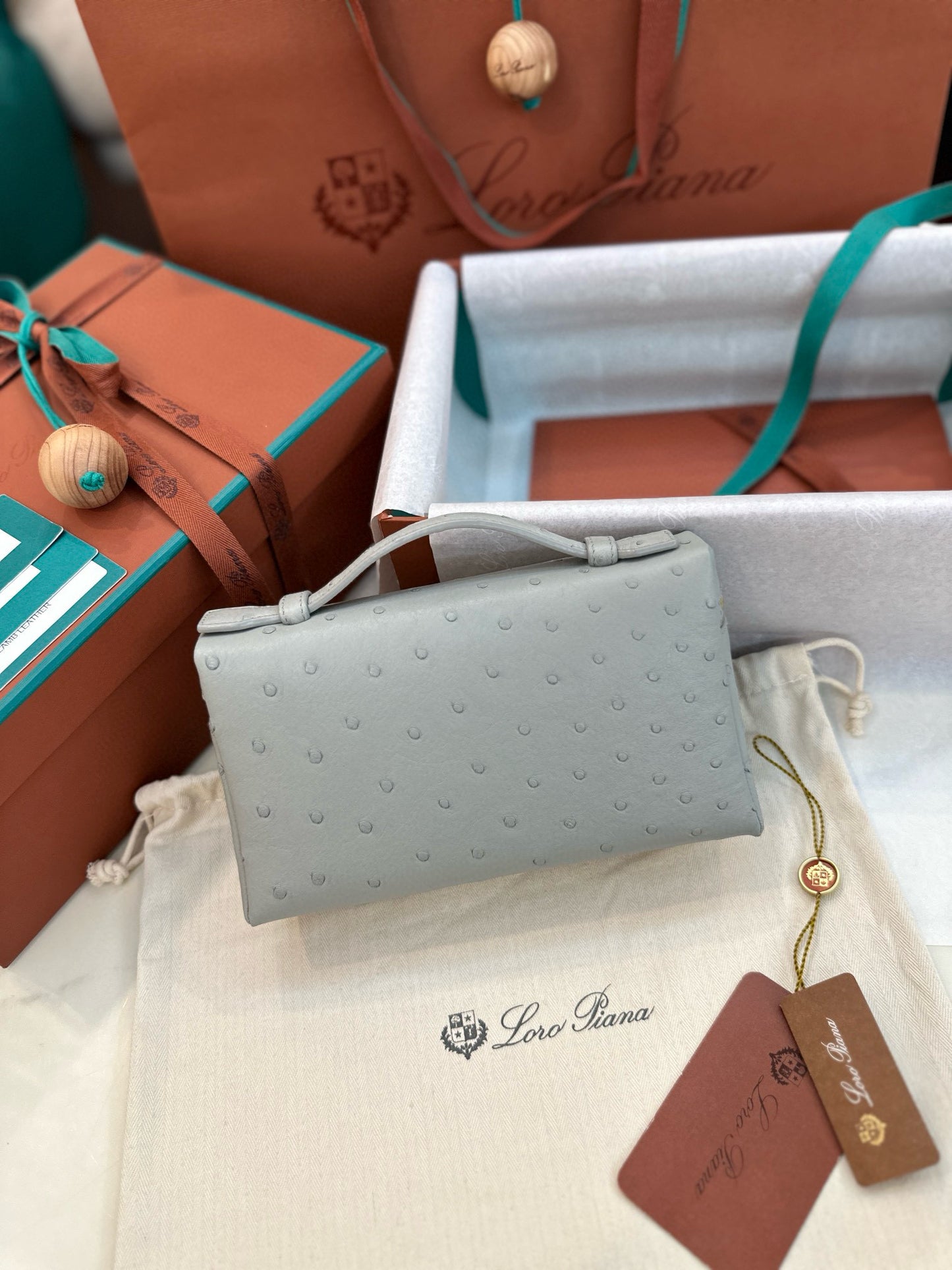 Loro Piana Extra Pocket L19 Ostrich