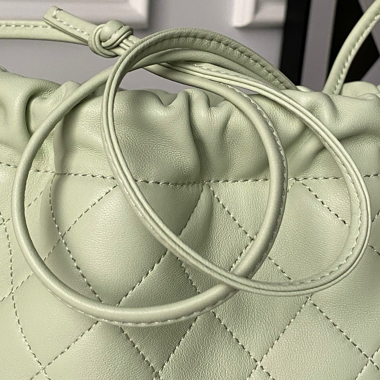 Clutch With Leather Strap